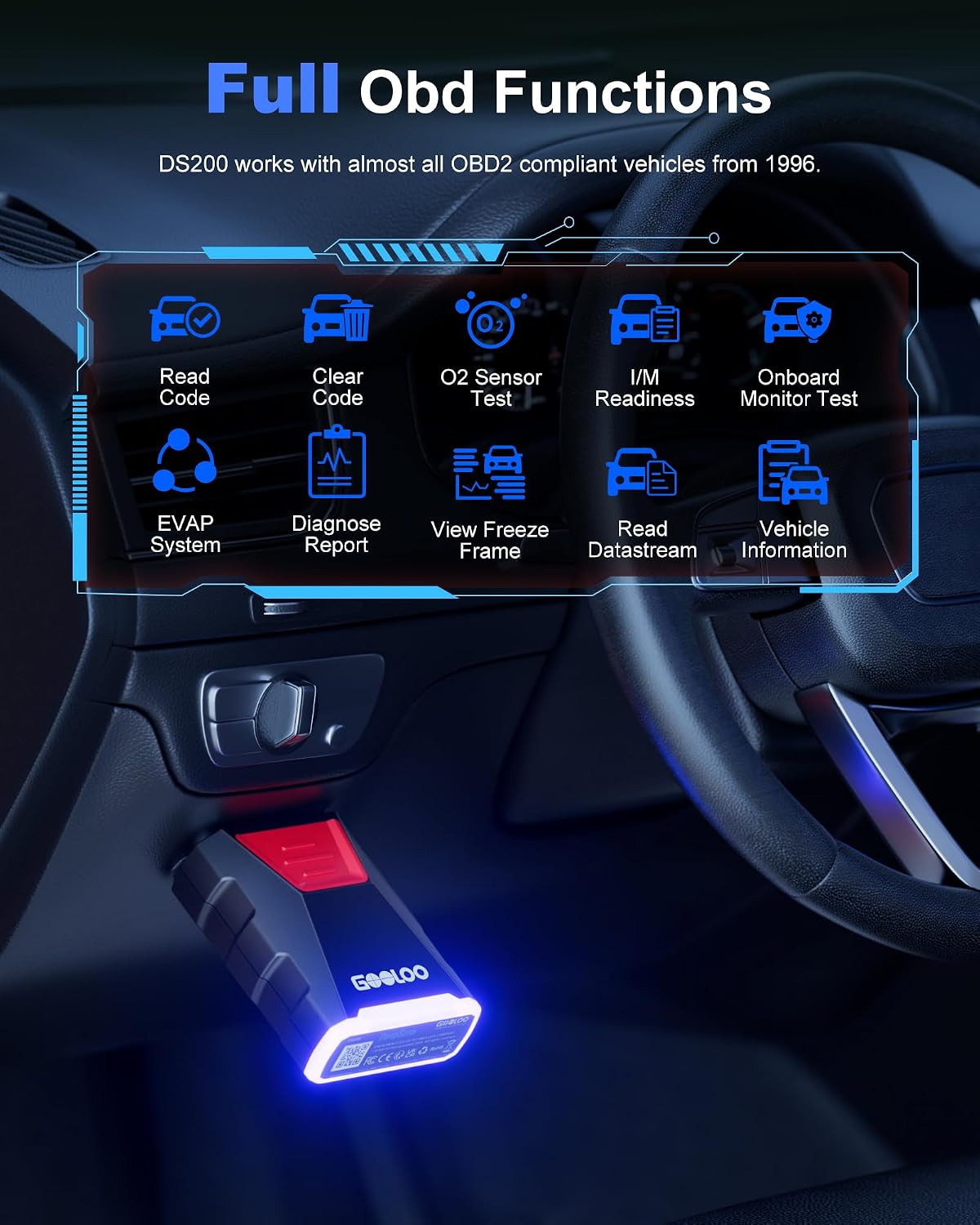 Thumbnail 4 de GOOLOO DEEPSCAN DS200 OBD2 Scanner