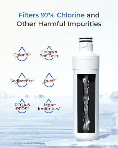 Detalle de Waterdrop ADQ747935 Refrigerator Water Filter and Air Filter, 3 Combo
