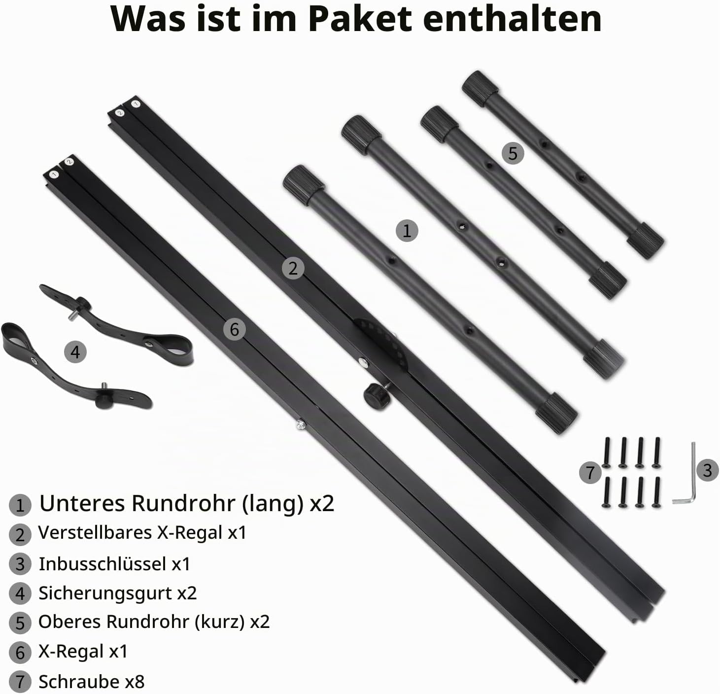 Detalle 2 de Dgddhjt Keyboardständer für E-Pianos – Doppel-X Stativ, verstellbar 30–97 cm, max. 90 kg, mit Verriegelungsriemen und Schnellspannmechanismus