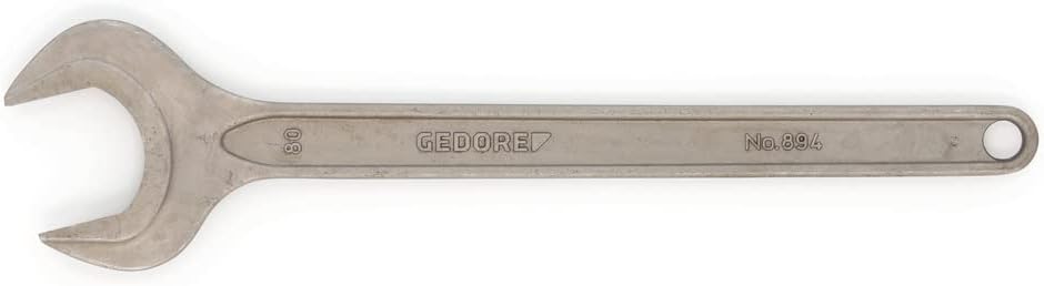 Detalle de GEDORE 6577860/894 80 – klucz płaski 80 mm, stal wanadowa, DIN 894