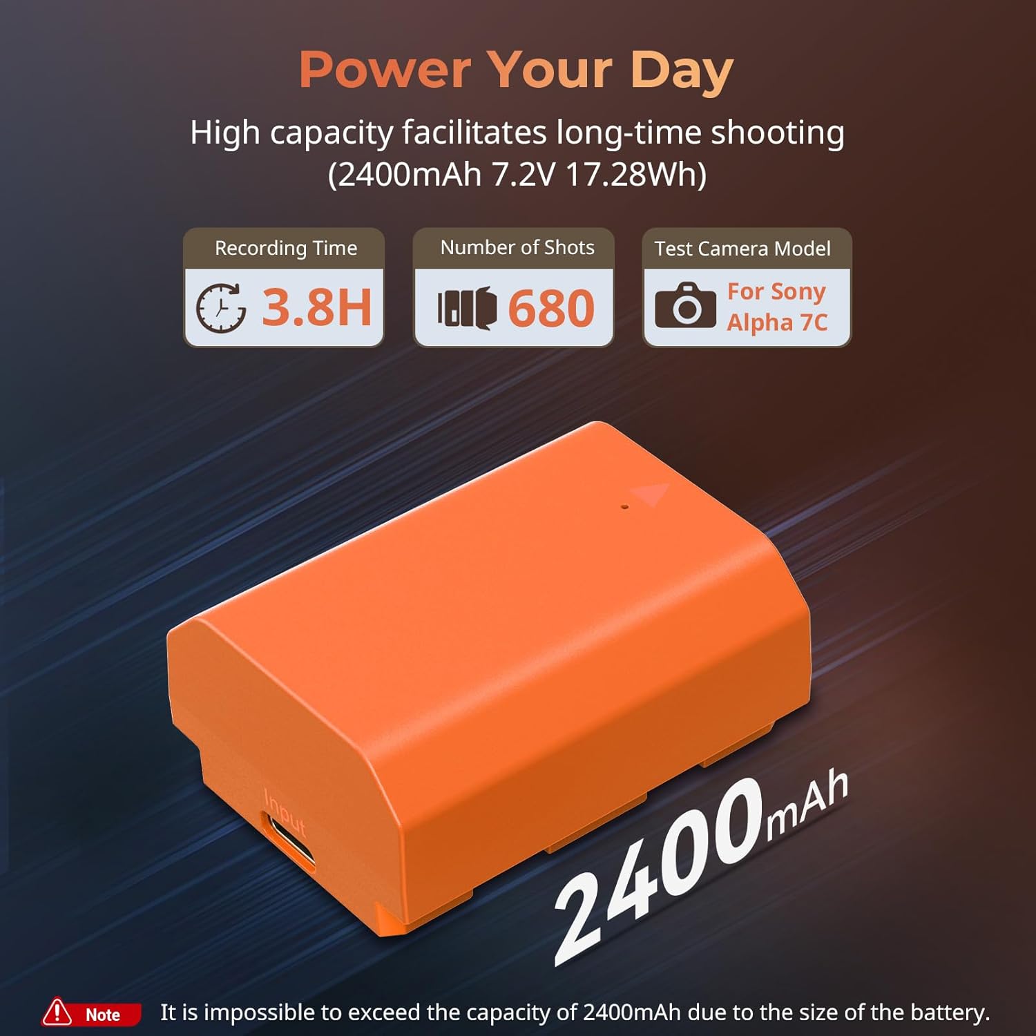 Thumbnail 1 de SMALLRIG 4969 2400mAh USB-C camera battery