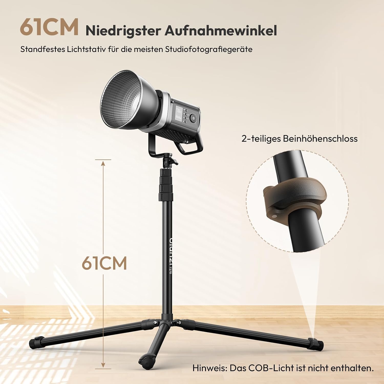 Thumbnail 3 de Ulanzi T270 Lichtstativ 270 cm