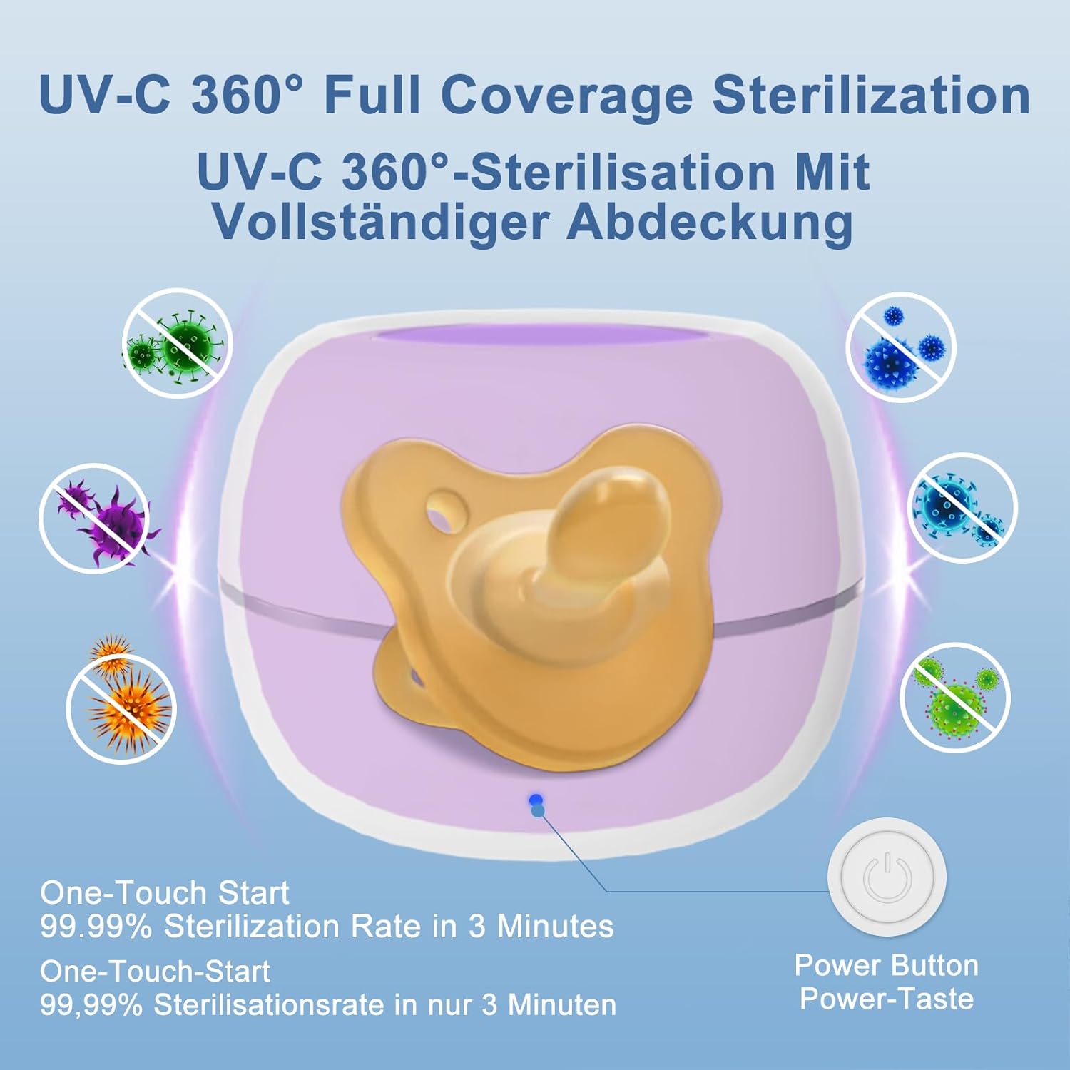 Thumbnail 2 de MOMMED Upgraded UV Dummy Steriliser