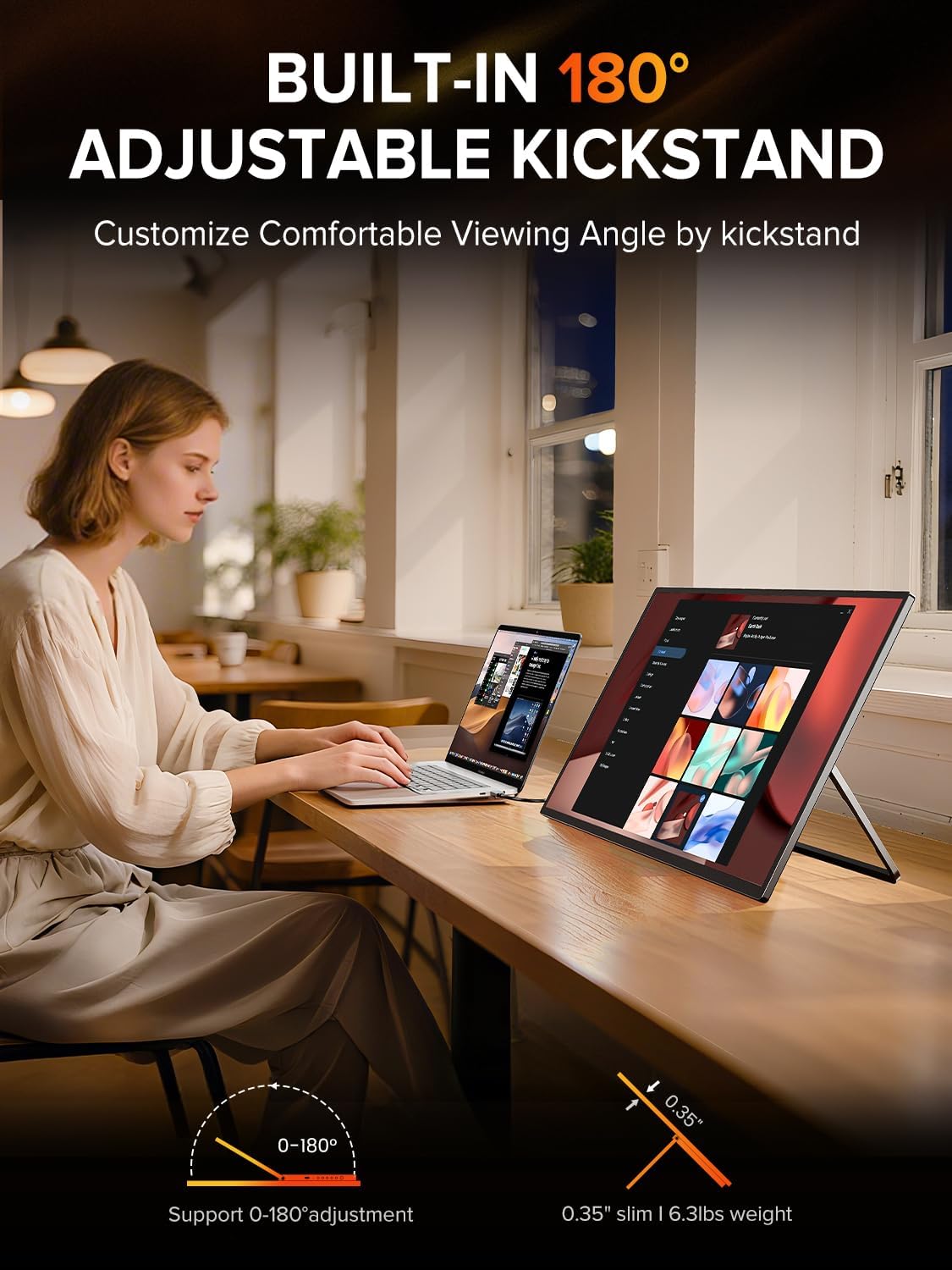 Thumbnail 5 de UPERFECT 2K 240Hz Portable Monitor (24.5-inch QHD) with HDR, HDMI 2.1 & DP 1.4