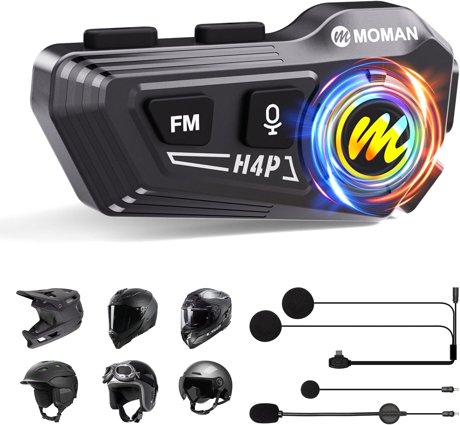 Thumbnail 3 de Moman RS-H4P Auriculares casco moto