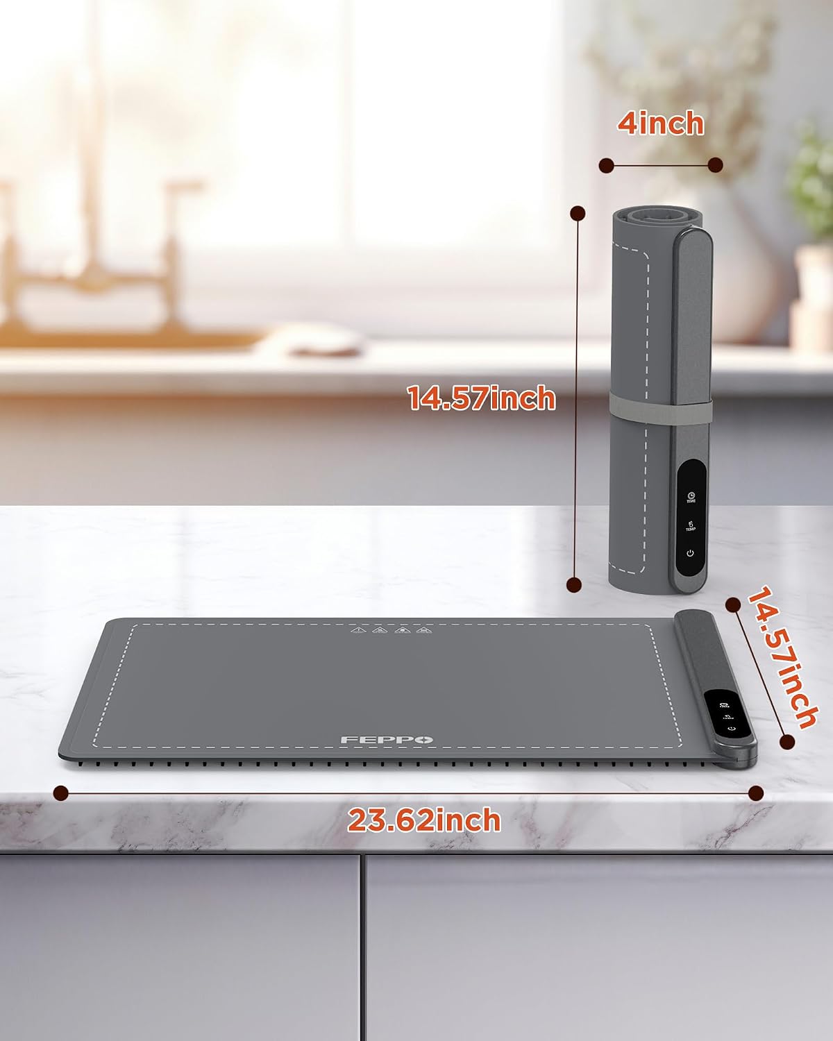 Thumbnail 6 de FEPPO Food Warming Mat, Silicone