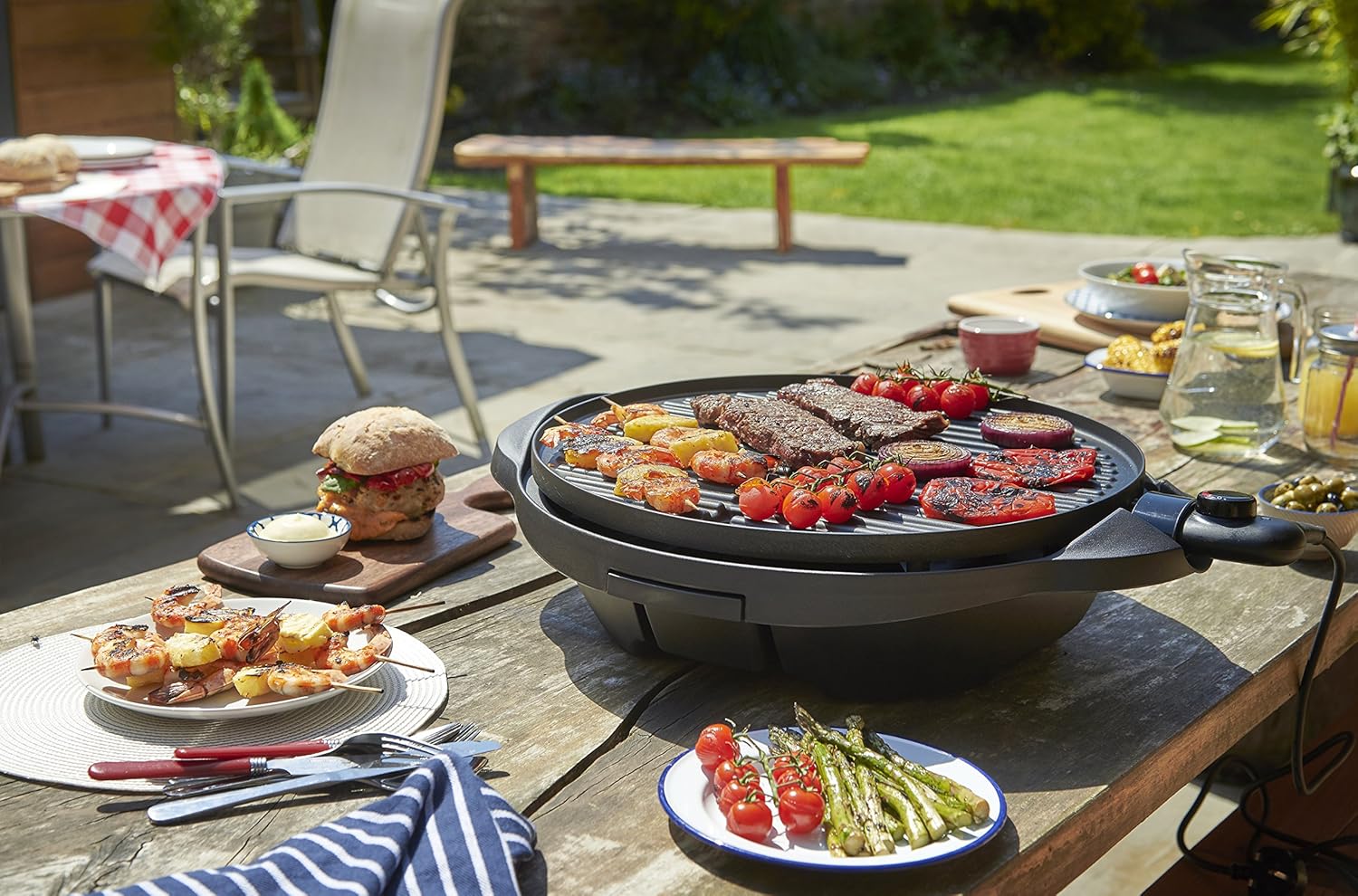 Thumbnail 5 de George Foreman BBQ elettrico 2 in 1 2.400 W