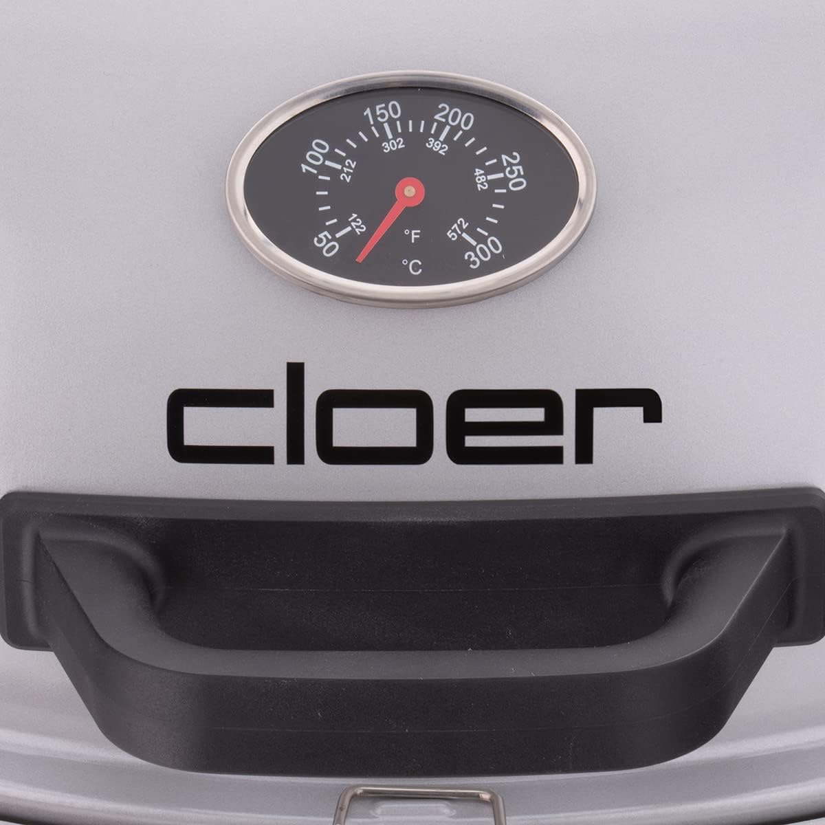Detalle de Cloer 6789 grill elektryczny stojący 2400 W z termometrem i powłoką nieprzywierającą