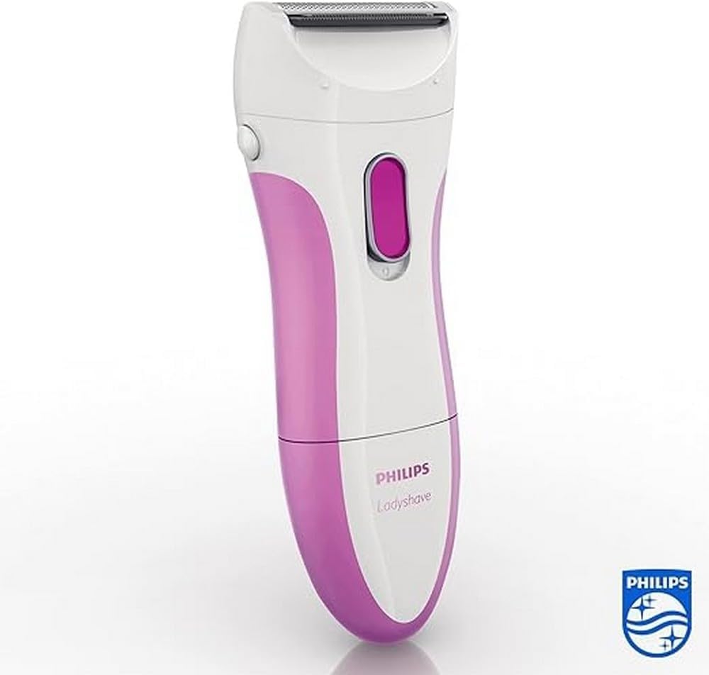 Detalle 2 de Philips Rasoir électrique féminin Rose HP6341/00 – rasage sûr et polyvalent