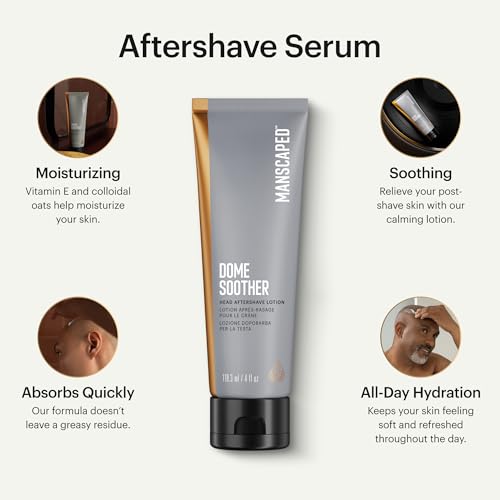 Detalle 2 de MANSCAPED® Dome Soother Lotion après-rasage avec aloès et avoine, 118 ml 🚰