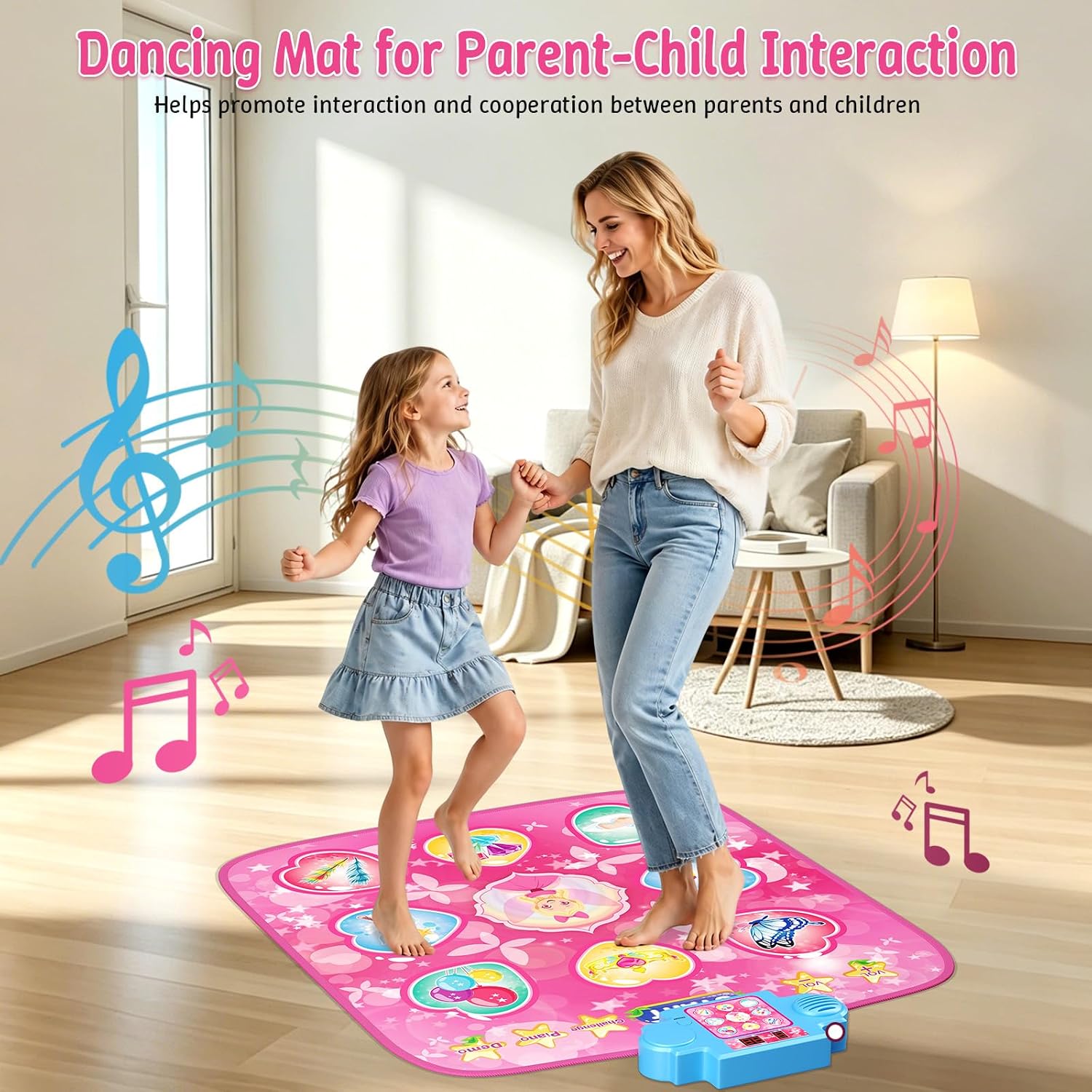 Thumbnail 1 de LZFYMXOK Dance Mat for Kids 3-12 – 9-Button Electronic Dance Pad with 3 Modes and LED Score