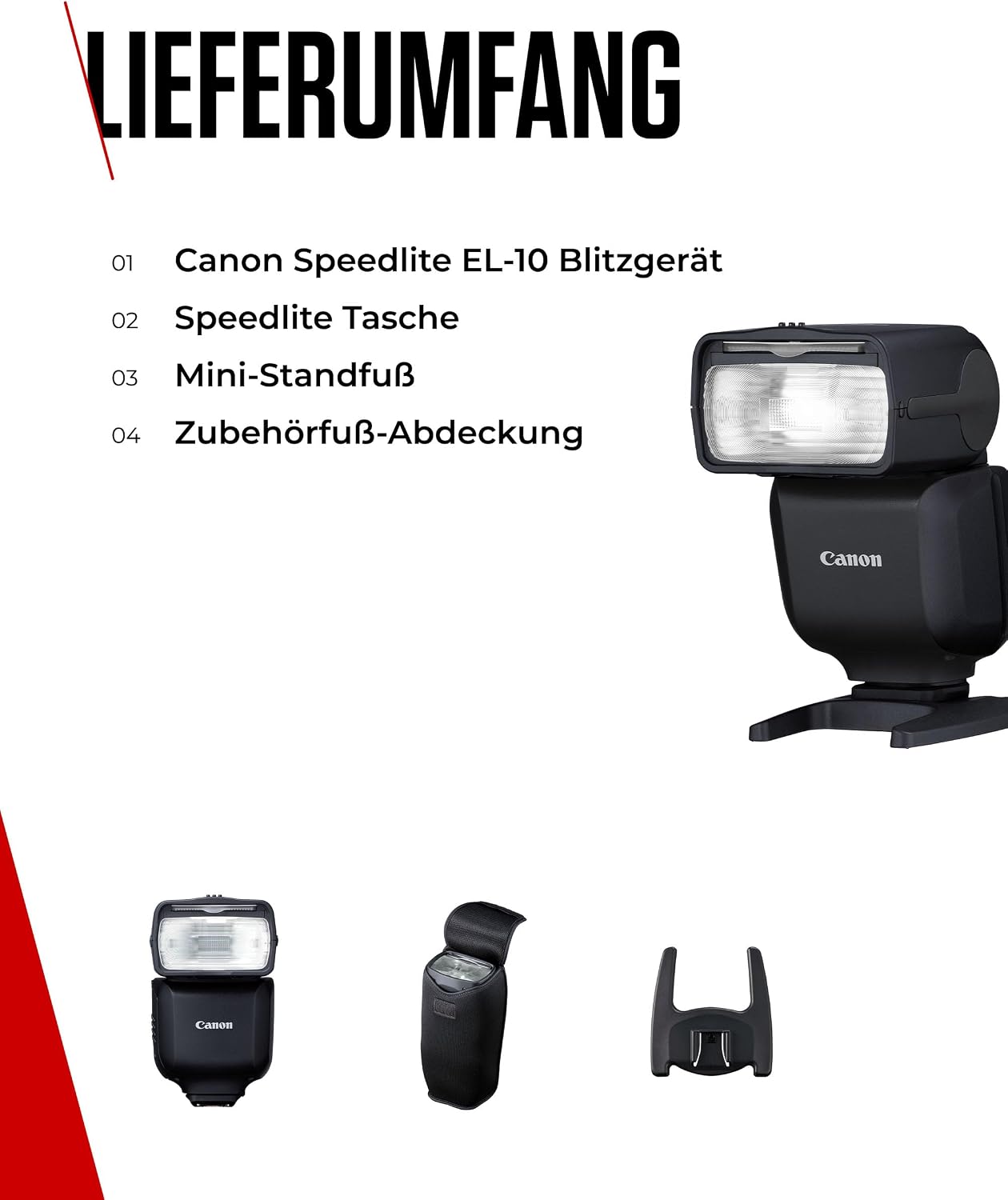 Thumbnail 6 de Canon Speedlite EL-10 Blitzgerät – kompakte Blitzlösung mit Leitzahl 40 für Canon EOS R und mehr