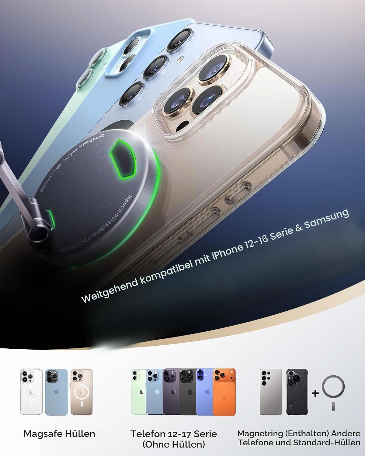Thumbnail 6 de MagSafe KFZ Halterung mit 15 W Ladefunktion