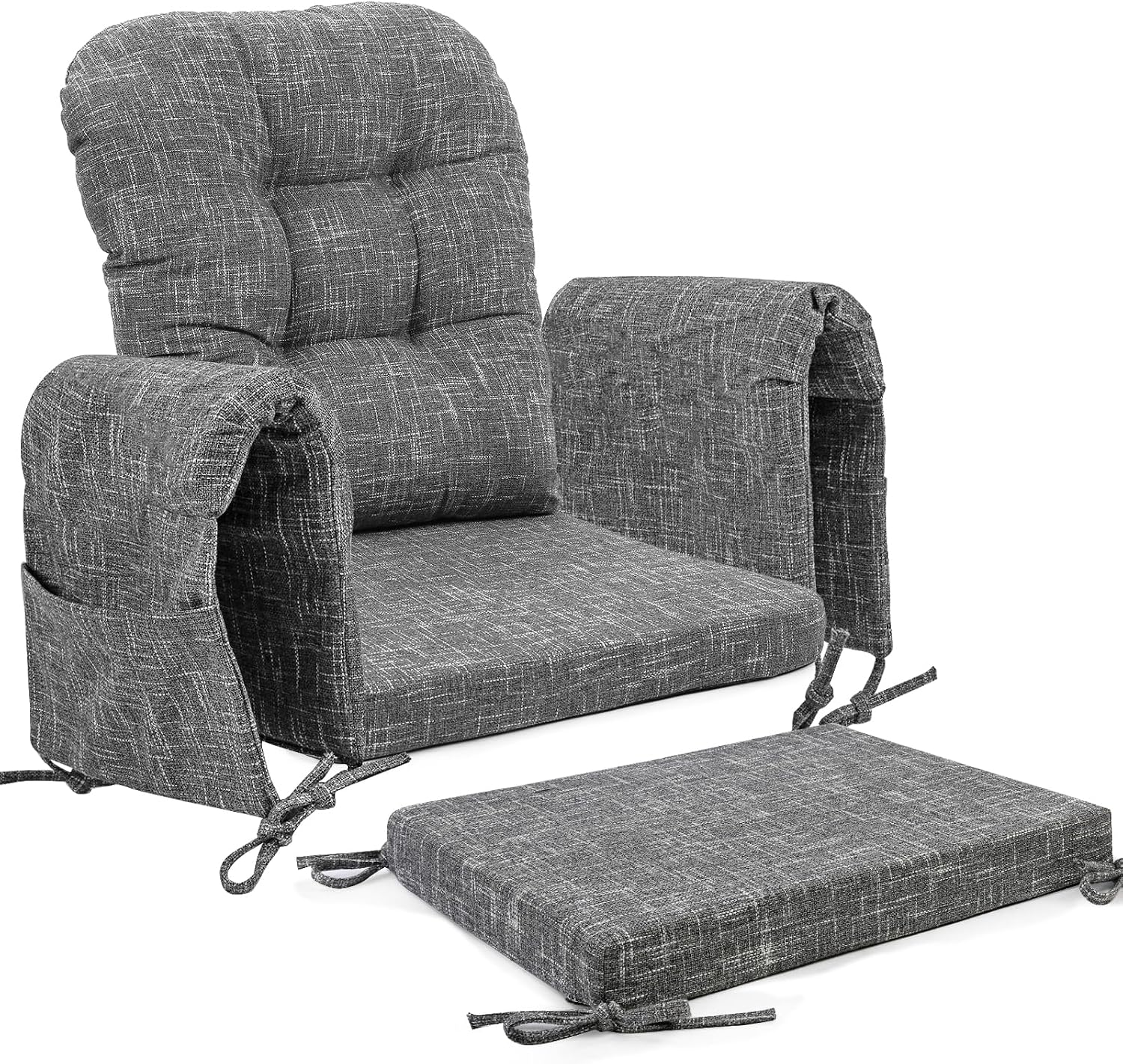 Detalle de SINOSSO Glider Rocker Cushion Set 5-Piece
