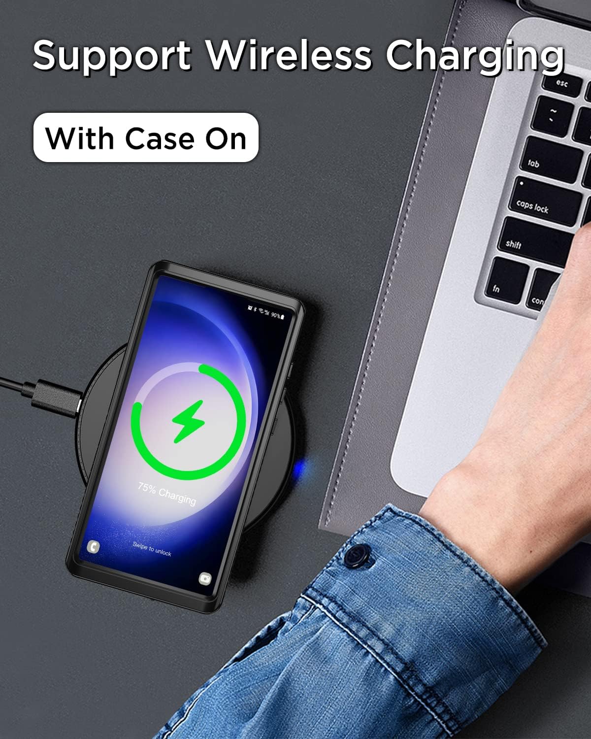 Thumbnail 5 de Beeasy 360° Protective Case for Samsung Galaxy S23 Ultra (IP68, 2m water, 3m drop) with Built-in Screen Protector