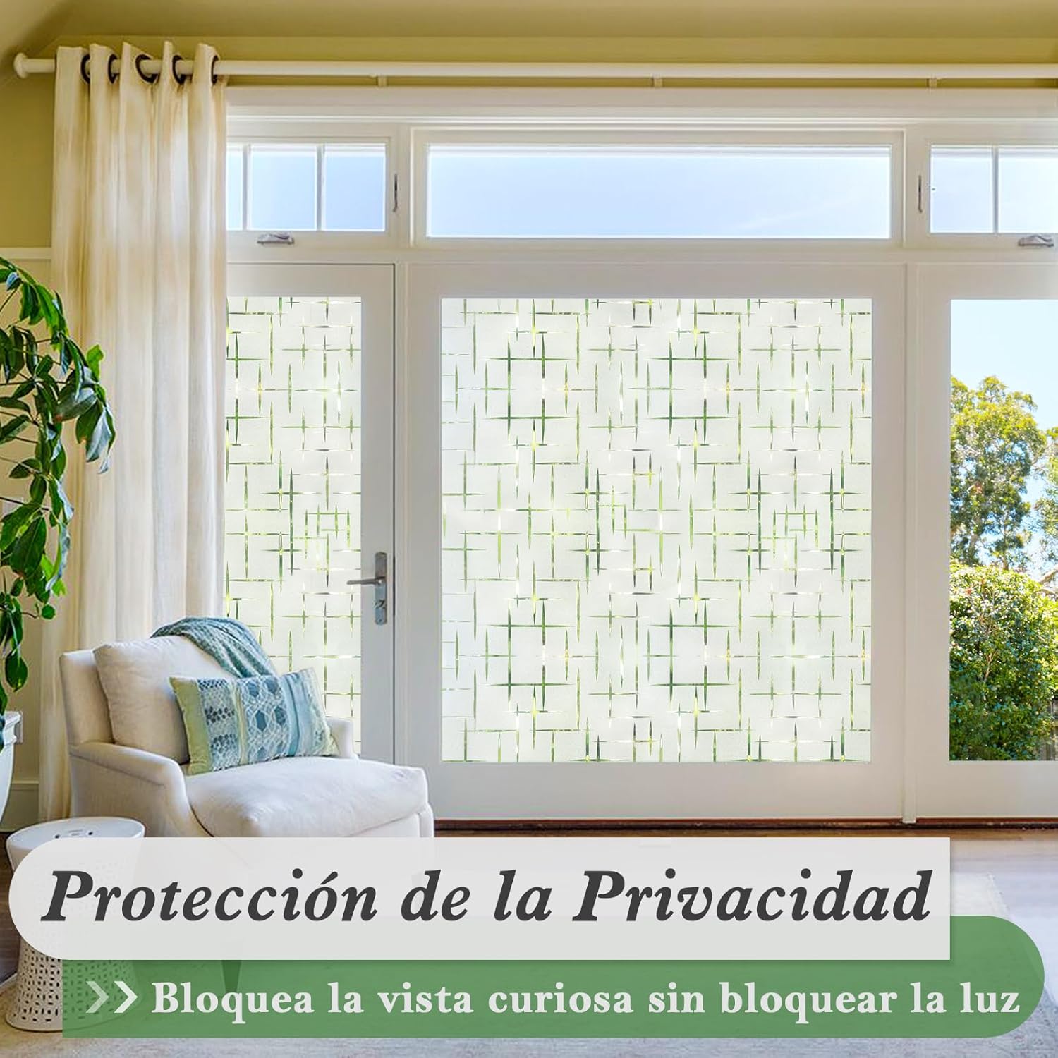 Thumbnail 3 de rabbitgoo Vinilos para Ventanas Privacidad 44.5x200 cm