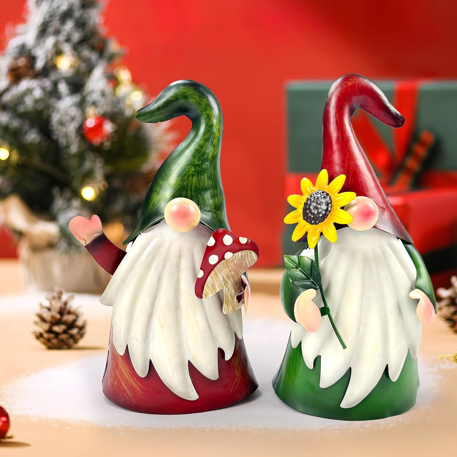 Thumbnail 6 de HONGLAND Garden gnome yard art 18 inch
