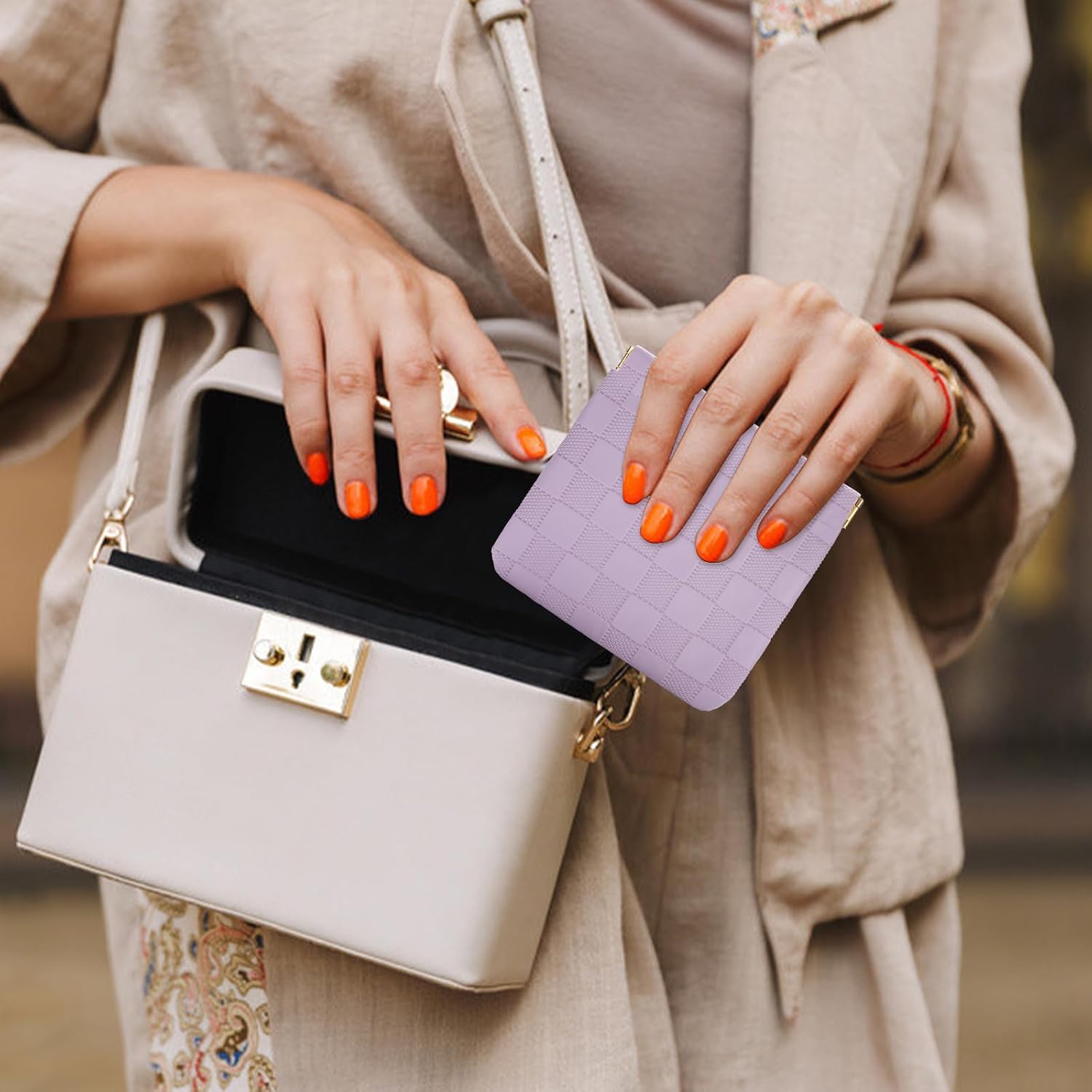 Detalle 2 de Sightor Mini Makeup Bags, PU Leather
