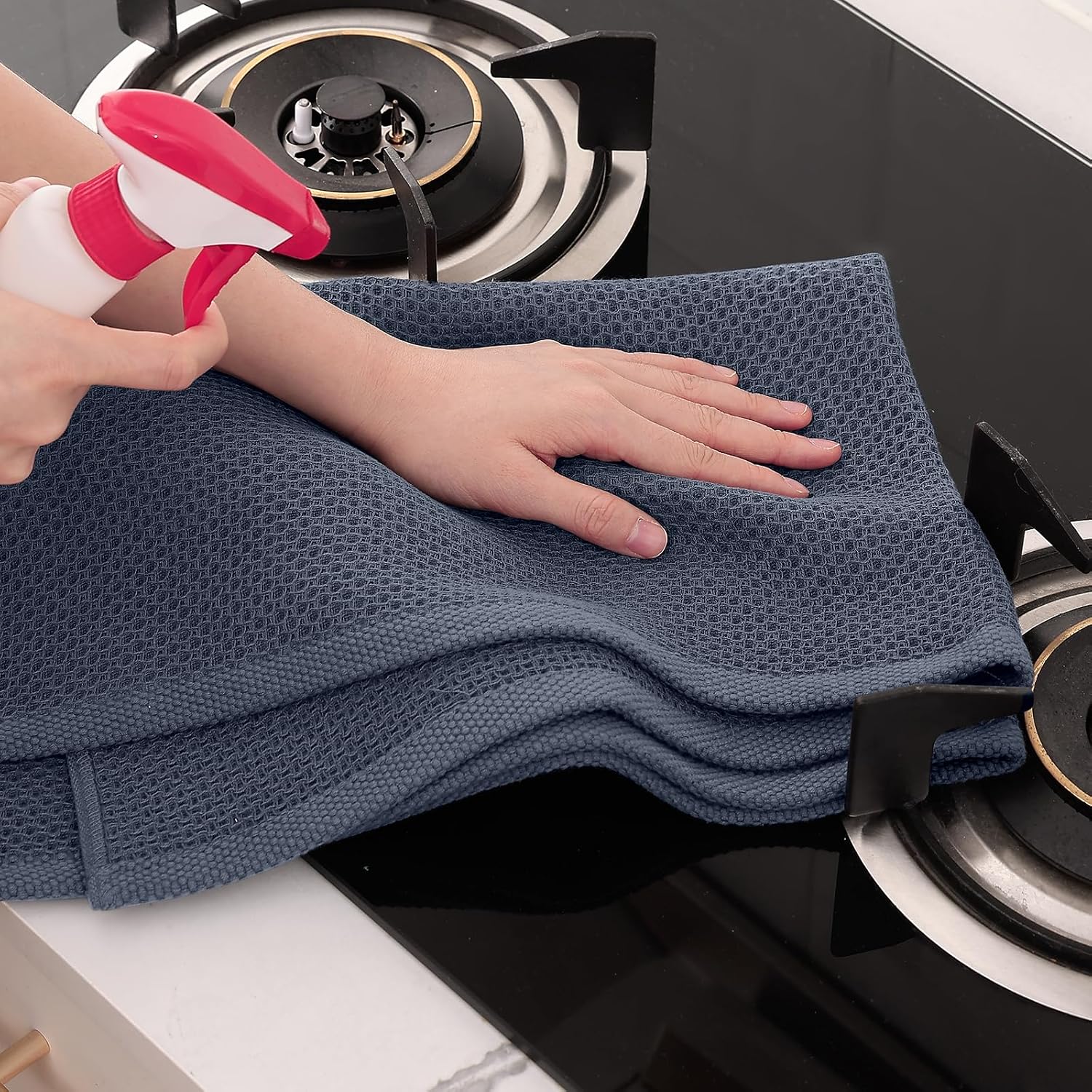 Detalle de Homaxy Kitchen Towels, 100% Cotton