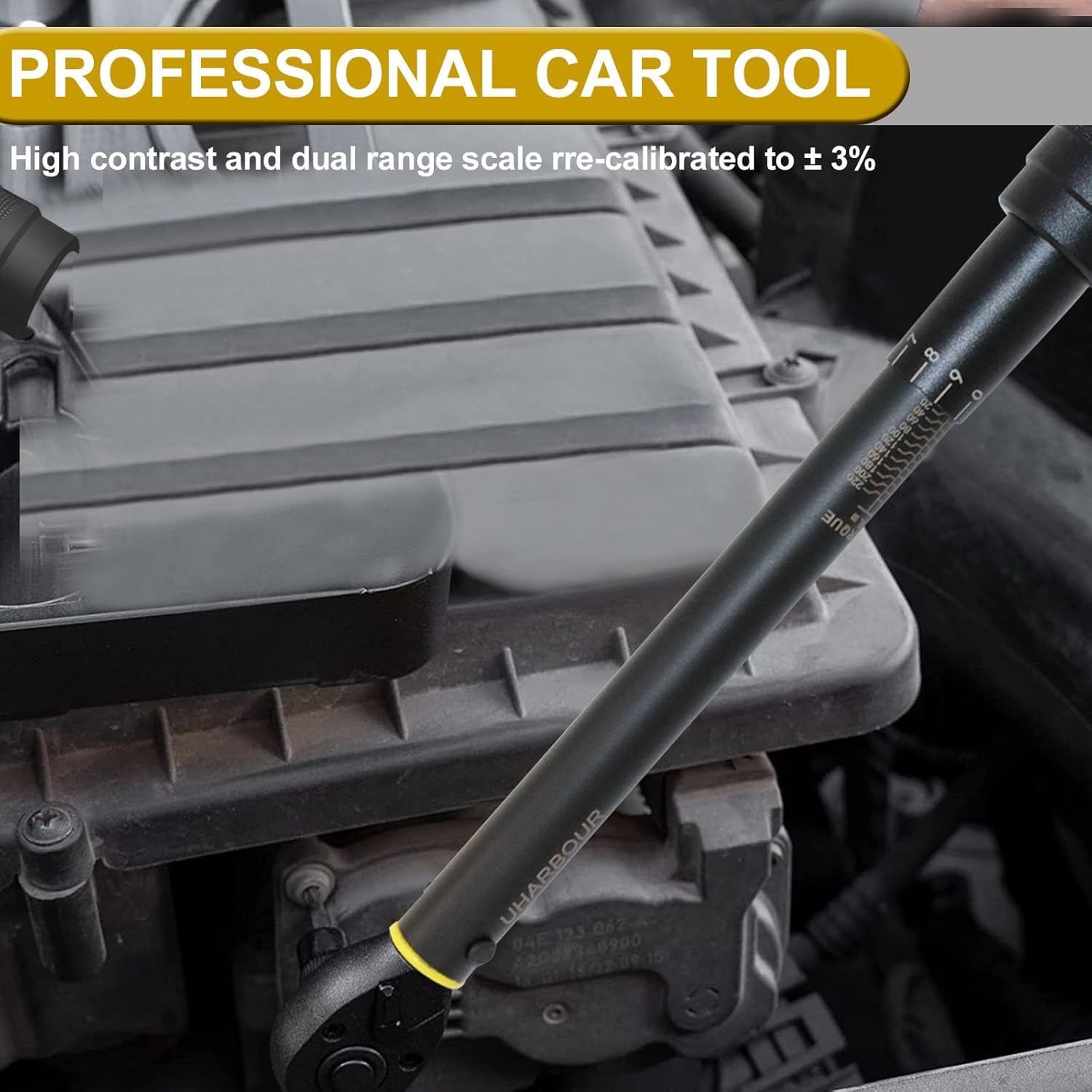 Detalle de Uharbour Torque Wrench 1/2 (Dual Direction, 1 Nm steps, 72-tooth ratchet)