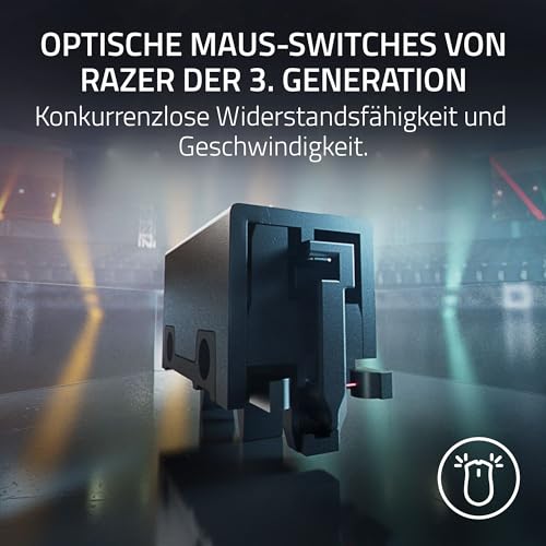 Detalle 2 de Razer DeathAdder V3 HyperSpeed: Ultra-leichte kabellose E-Sport-Maus mit 26K DPI
