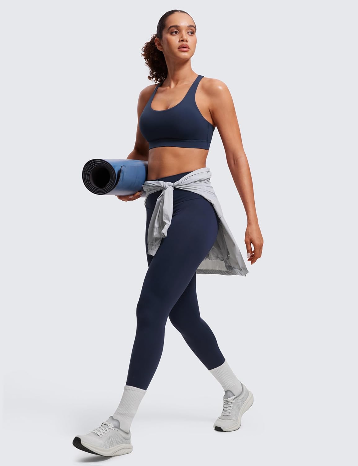 Thumbnail 2 de CRZ YOGA Femme Dos Croisé Soutien-Gorge de Sport Yoga Fitness, coussinets amovibles et sans armature