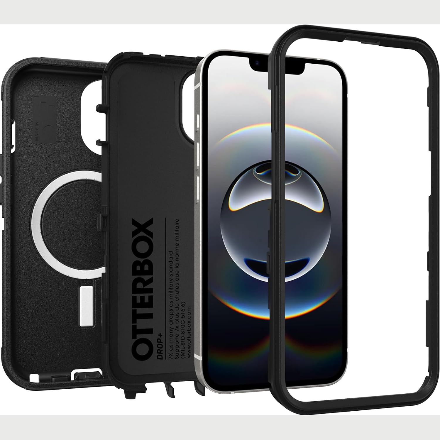 Detalle 2 de OtterBox Defender Series MagSafe Case for iPhone 17e–13: Ultra-Rugged, Drop-Proof Protection