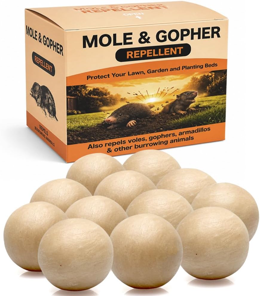 Detalle de Kopplvn MOLE Mole Repellent Granules, 12-Pack, Covers Up to 120 Sq. Ft.