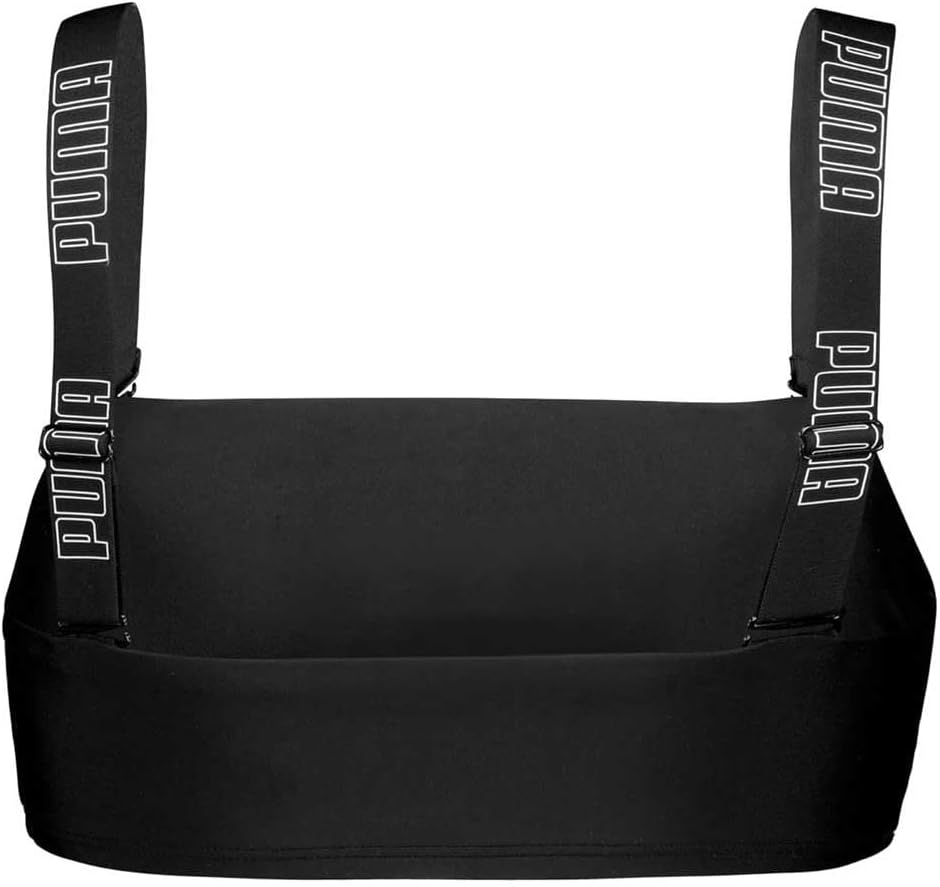 Detalle 2 de PUMA Women's Bandeau T Bandeau T (Pack of 1) – Coppe removibili, tessuto riciclato