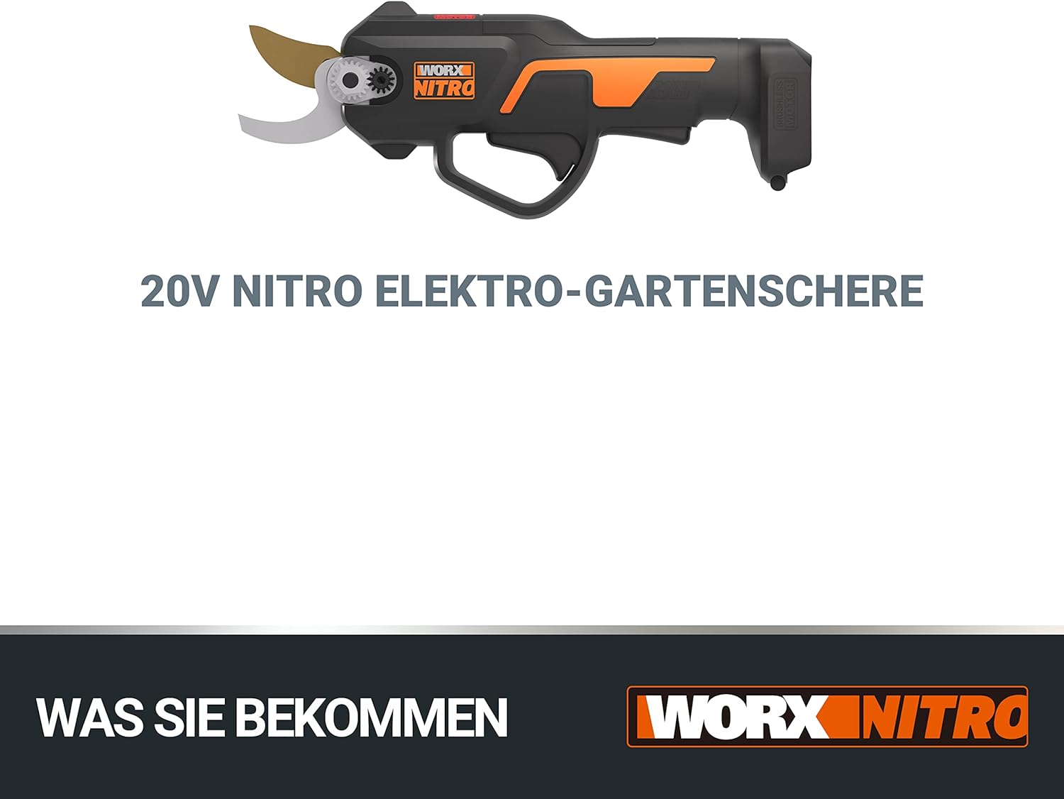 Thumbnail 6 de Worx NITRO WG330E.9 Akku-Astschere 20V – bürstenloser Antrieb (ohne Akku & Ladegerät)
