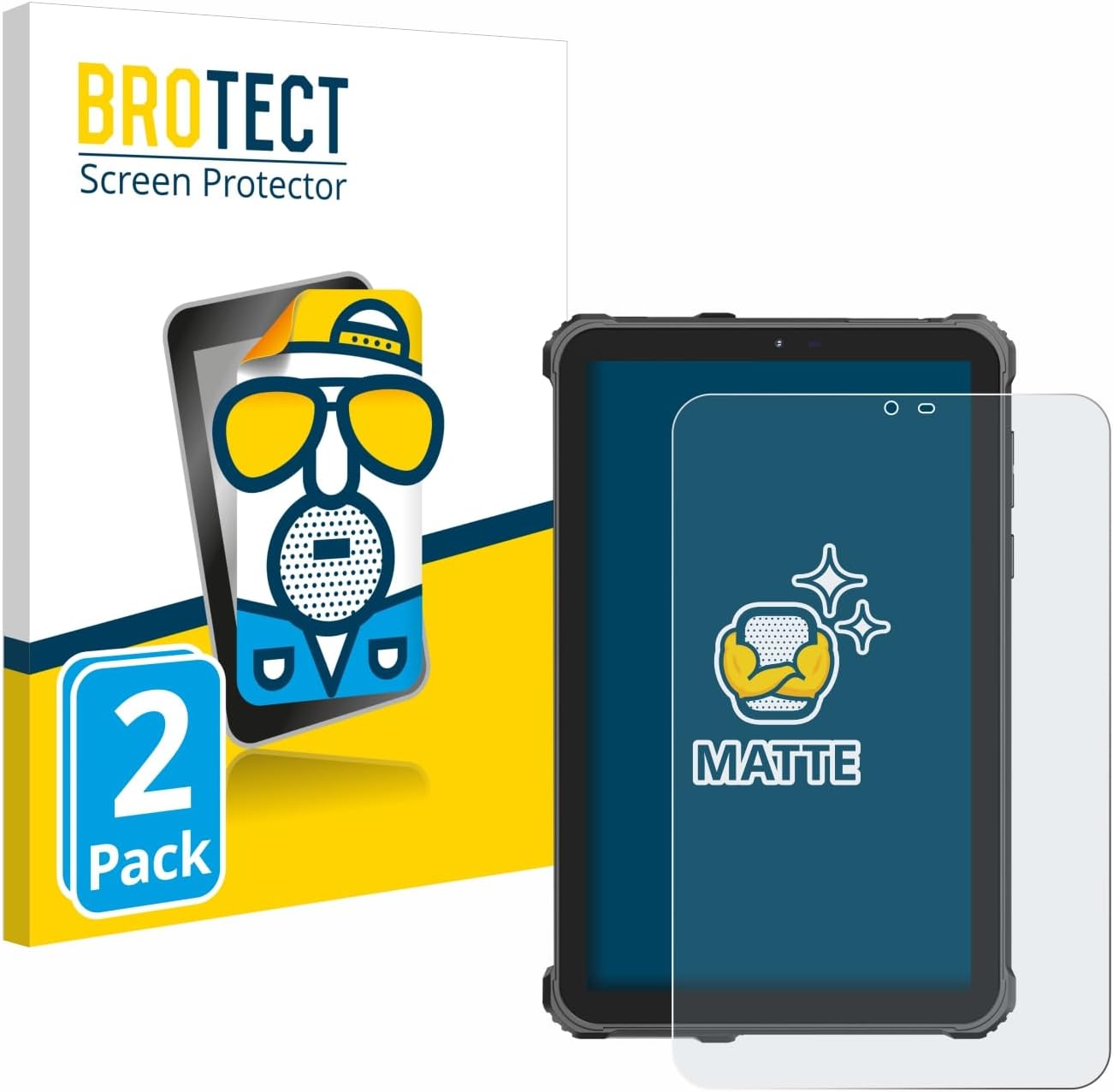 Detalle de BROTECT Protector Anti-Reflejos para Oukitel RT3 Pro 2 unidades