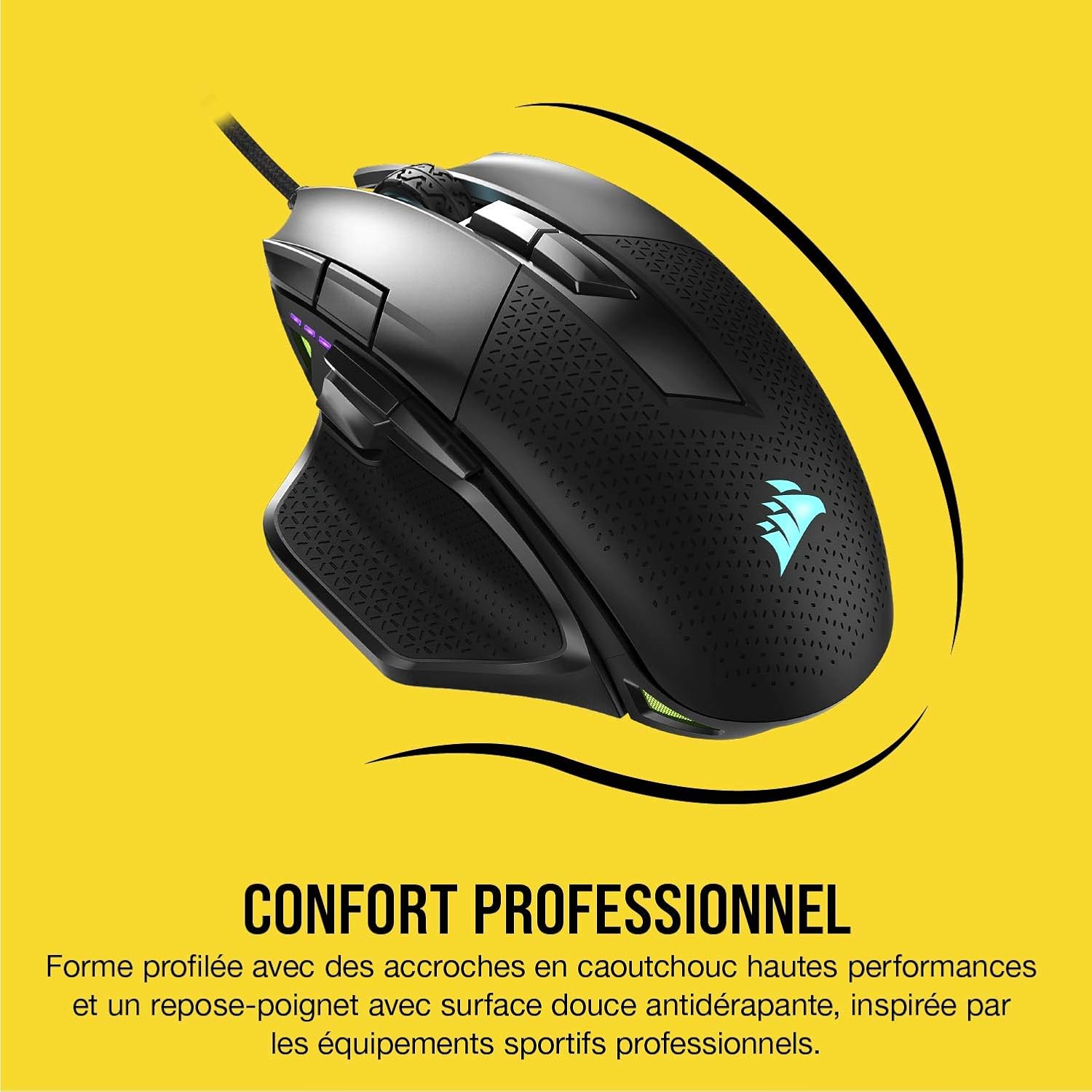 Thumbnail 5 de Corsair Nightsword RGB Souris FPS MOBA Filaires