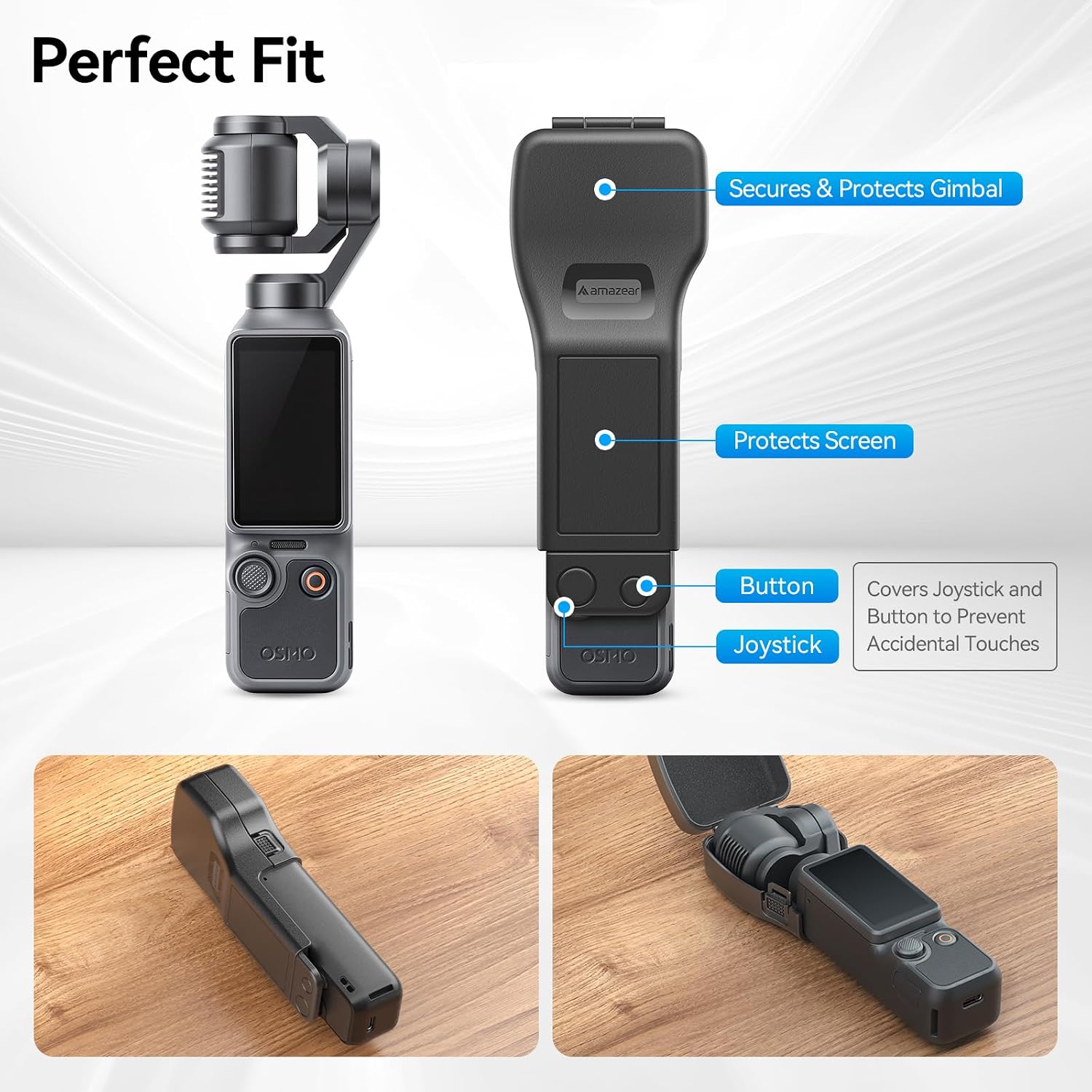 Detalle 2 de Amazear Gimbal Lens Protective Cover for DJI Pocket 3