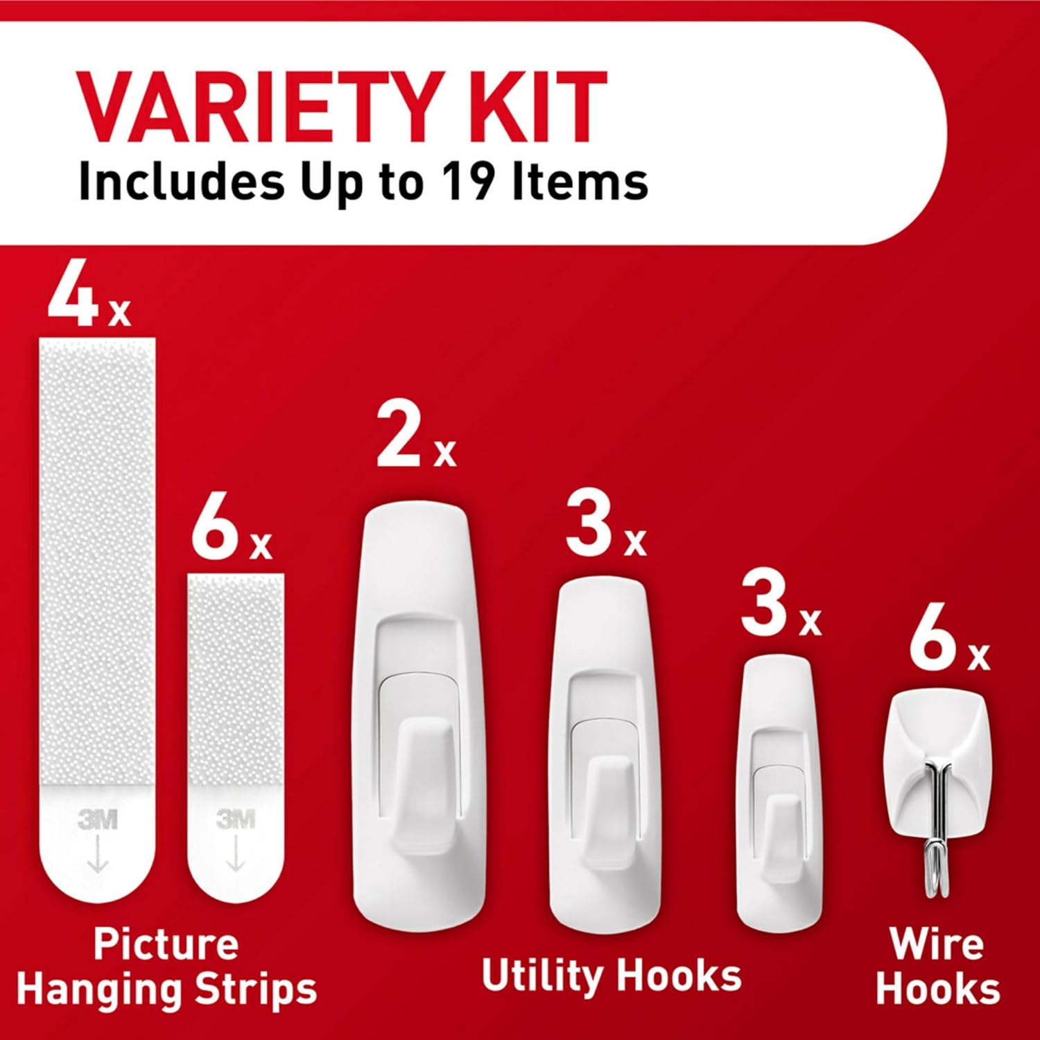 Thumbnail 2 de Command Variety Pack: 19-Item Damage-Free Hanging Solution