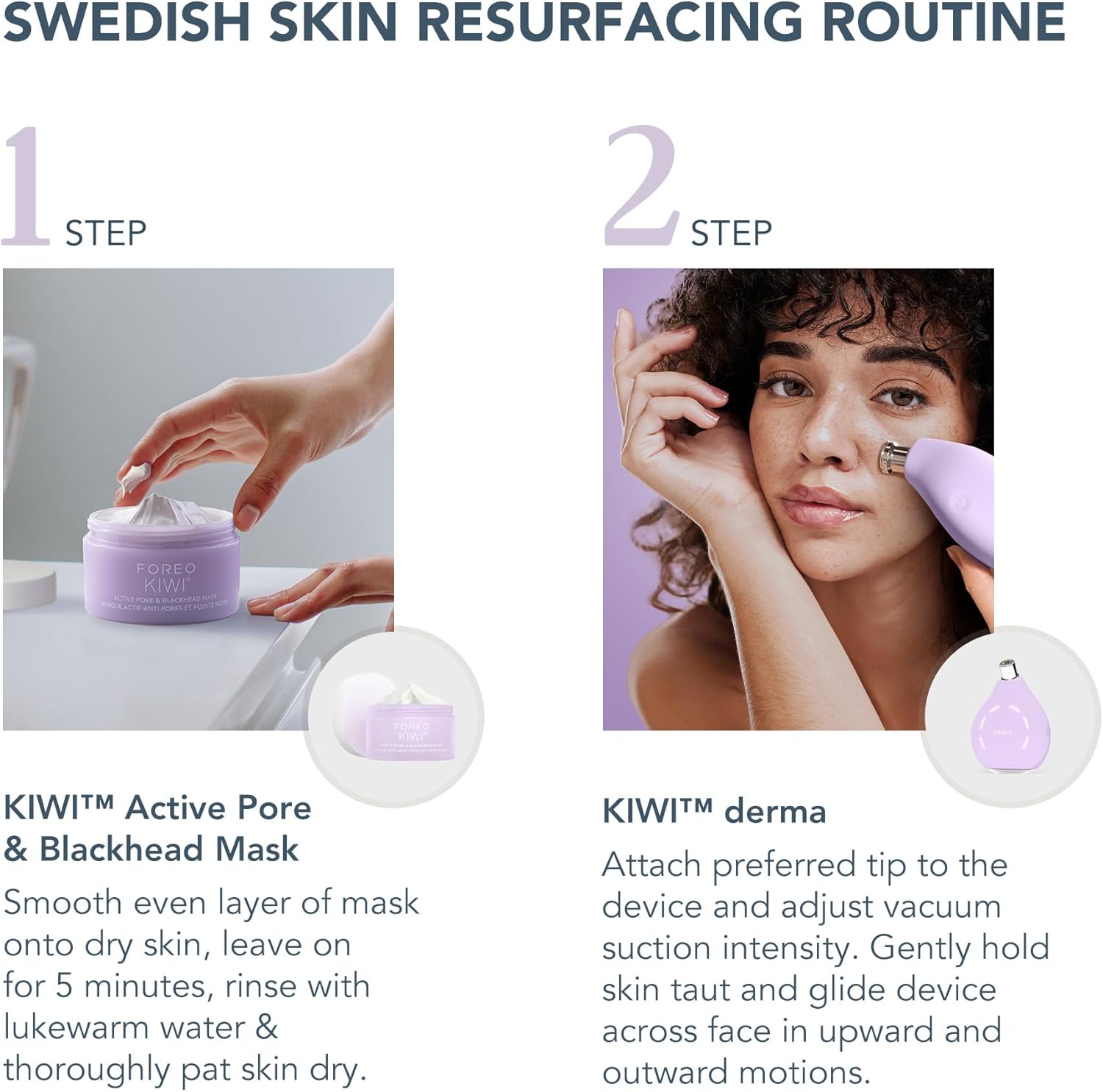 Thumbnail 1 de FOREO KIWI derma: dispositivo di microdermoabrasione, aspirazione punti neri e maschera kiwi