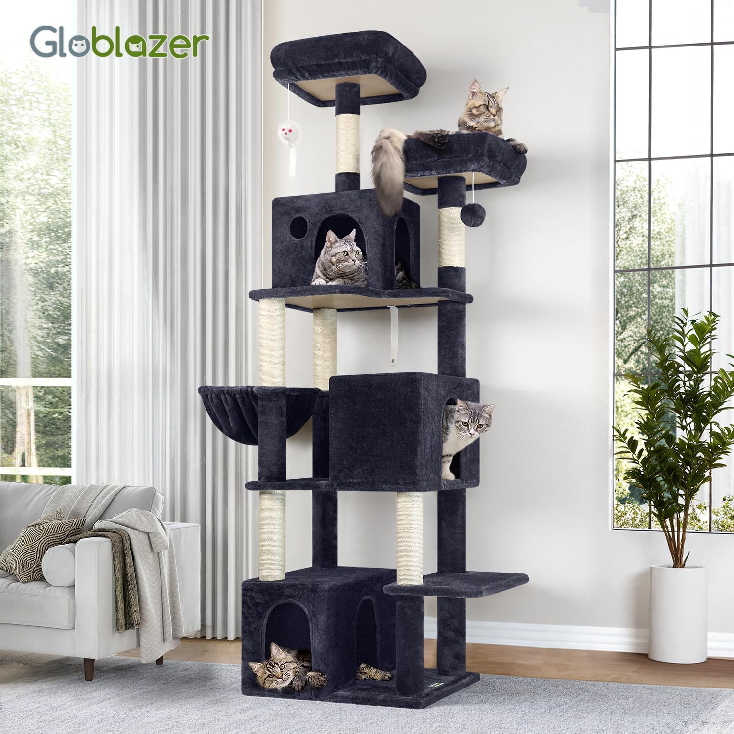 Thumbnail 6 de Globlazer Cat Tree, 71-Inch