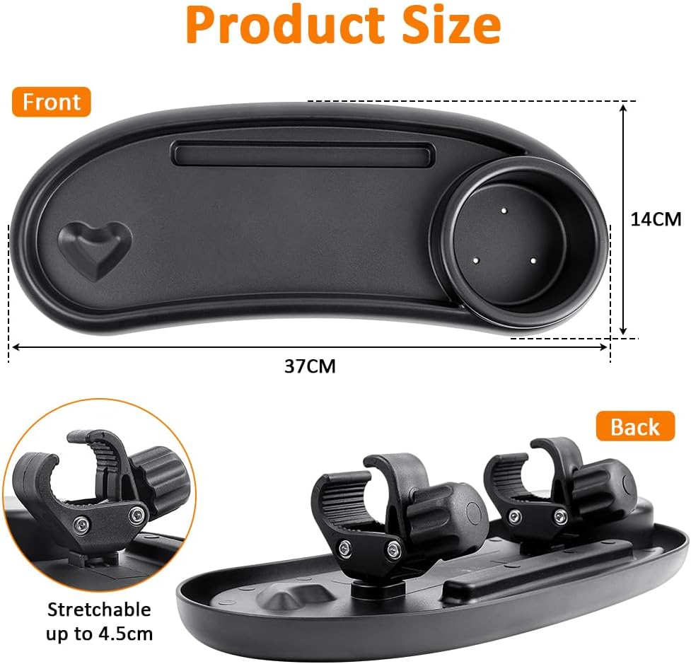 Thumbnail 1 de OSDUE Baby Stroller Snack Tray (3-in-1) with Cup Holder and Removable Food Tray