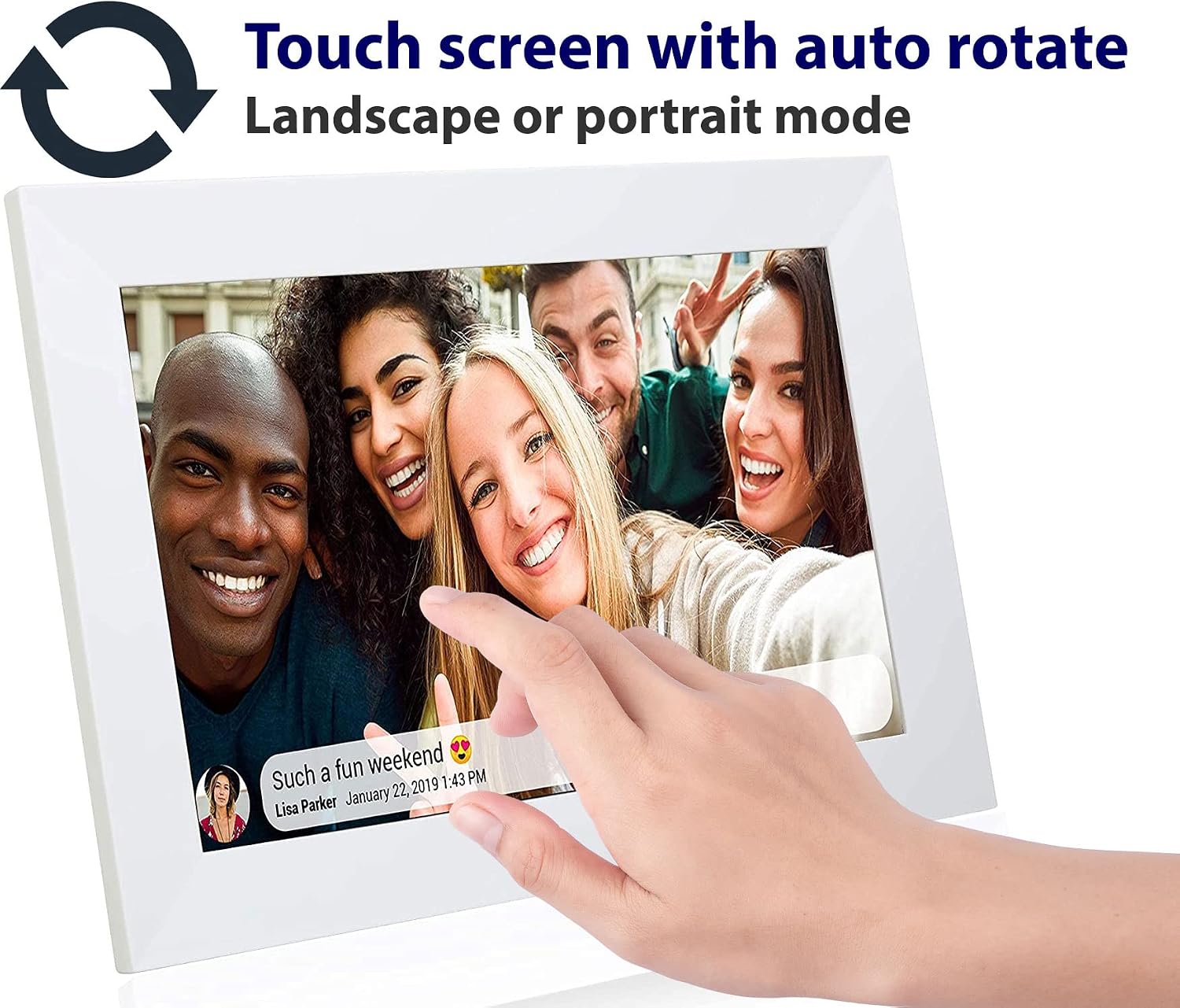 Thumbnail 2 de Grouptronics Gallery10 Wi-Fi Photo Frame