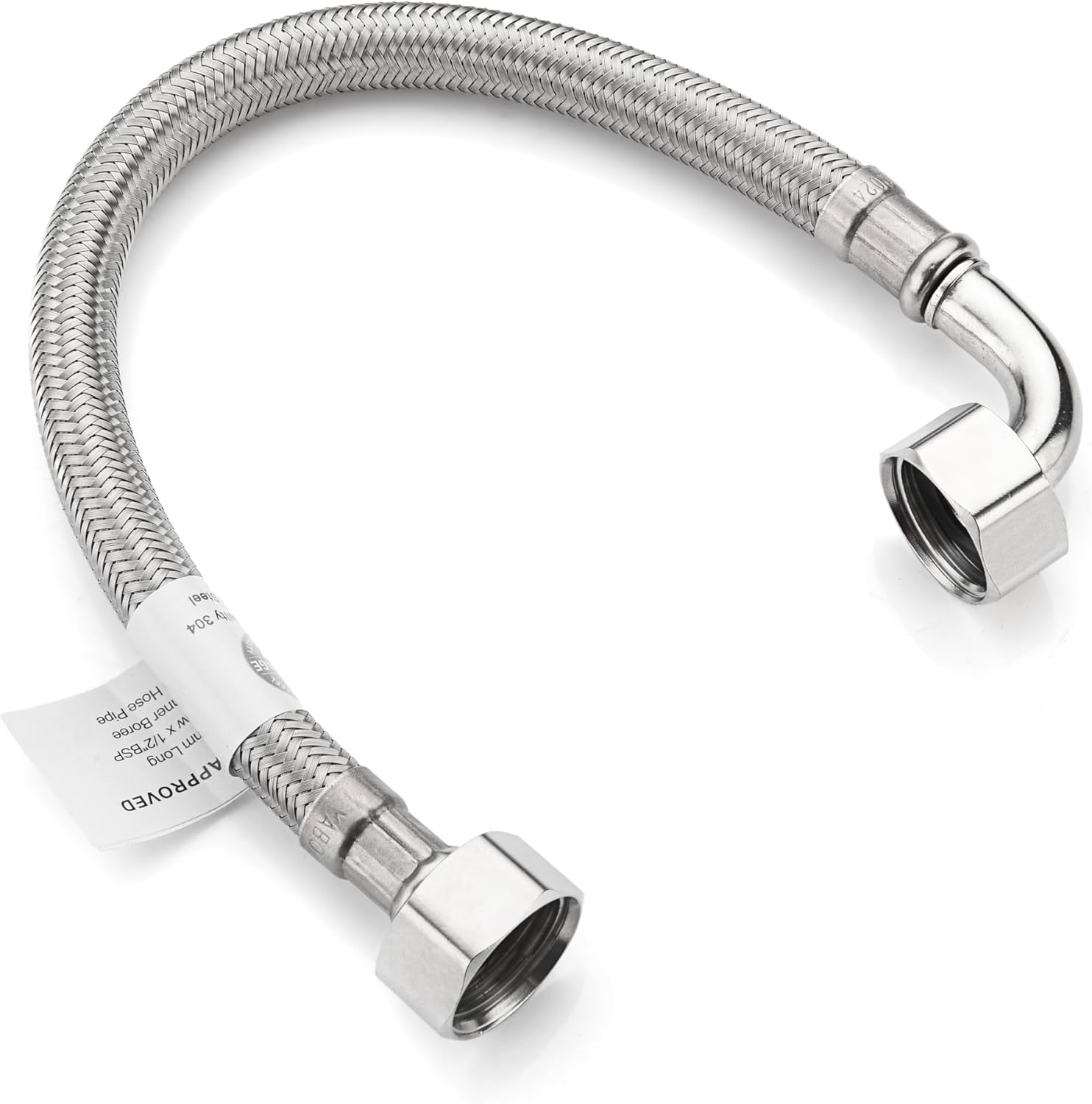 Detalle de Home Range WRAS Approved 500mm 1/2" Elbow x 1/2" Flexible Pipe Connector