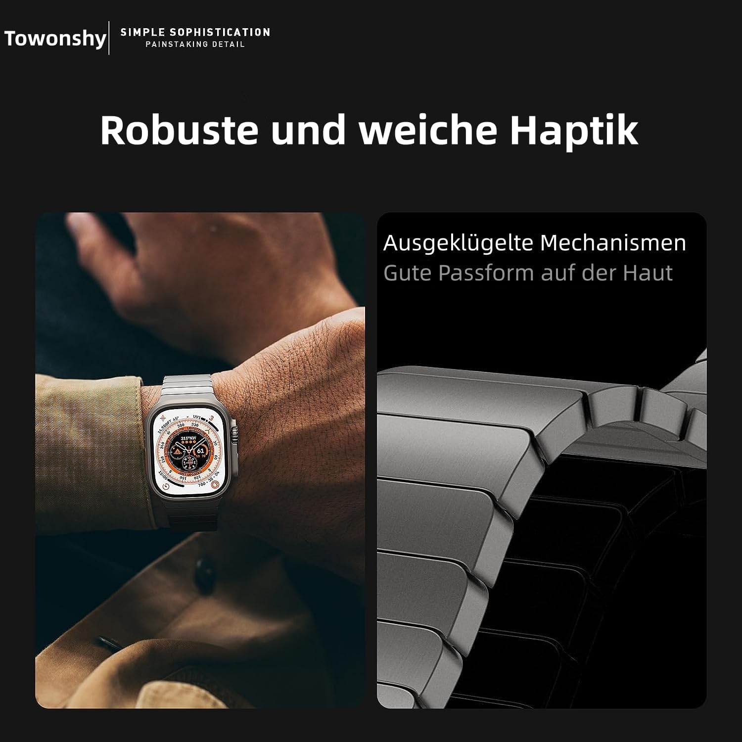 Thumbnail 5 de Cinturino titan per Apple Watch Ultra in acciaio