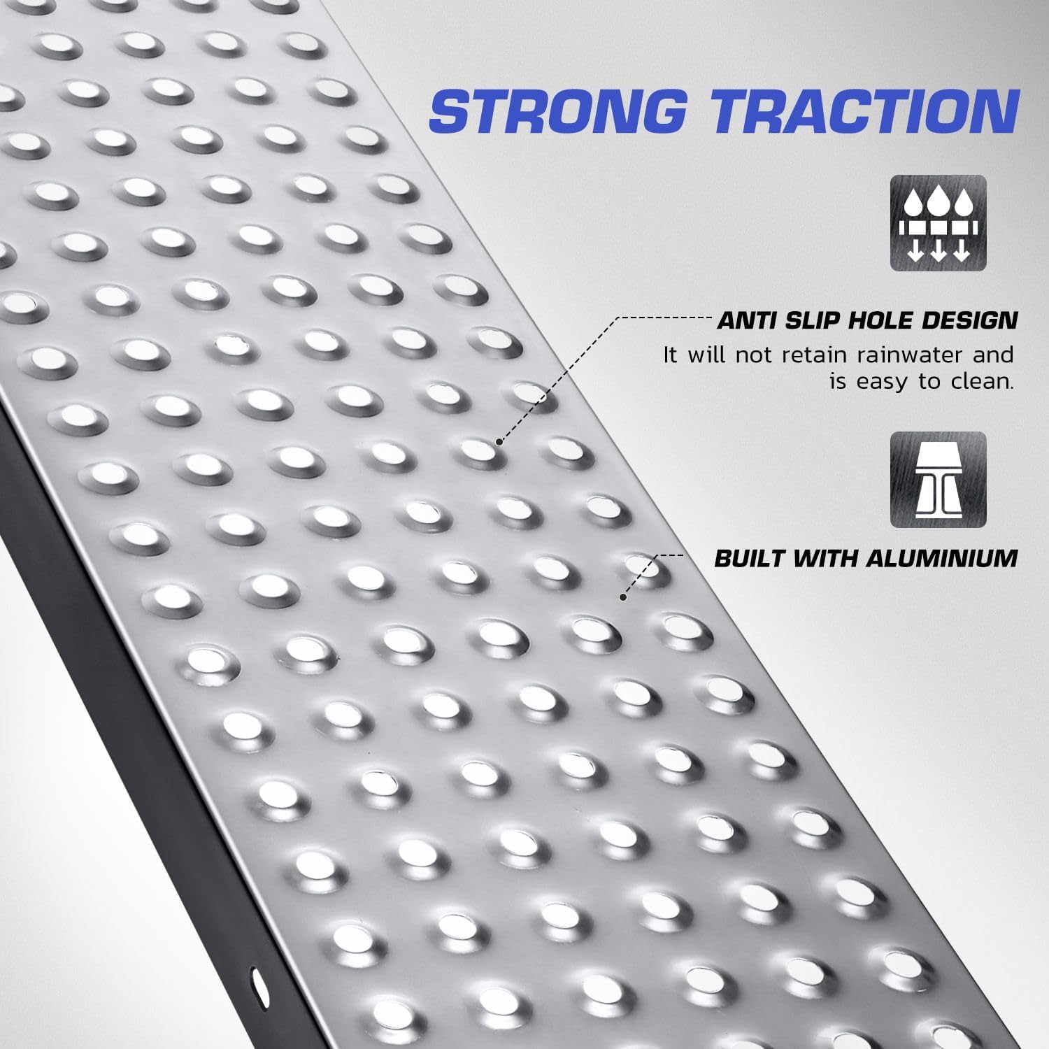 Detalle de DNA Motoring Heavy Duty Folding Ramps (880 lbs capacity) 70" x 9" Multi-Use