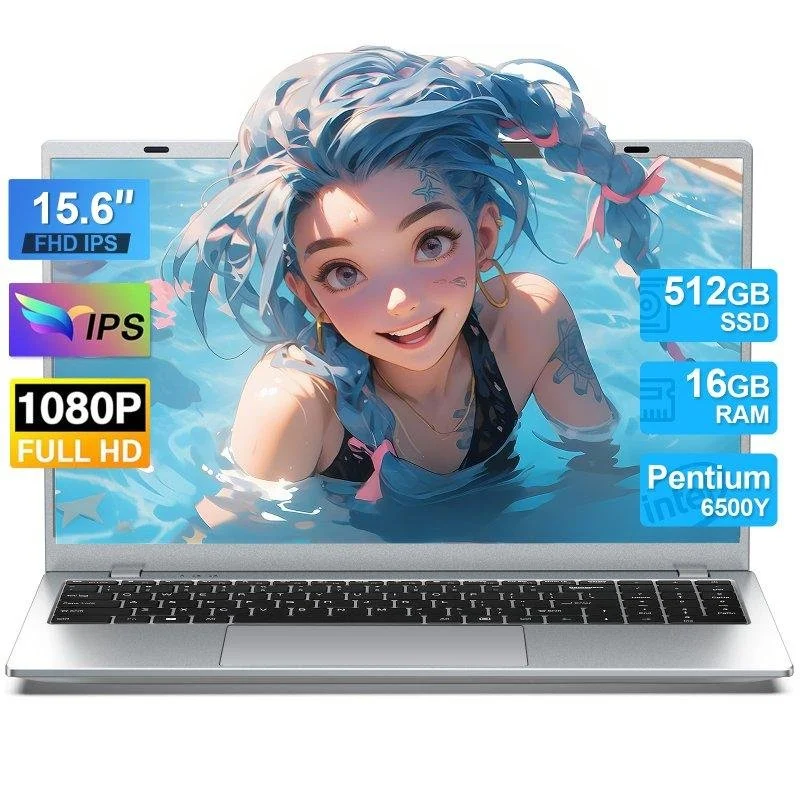 Detalle de AMDEVPRO NCS2154 15,6": portátil para estudio y uso diario con 16 GB RAM, 512 GB SSD y Windows 11 Pro