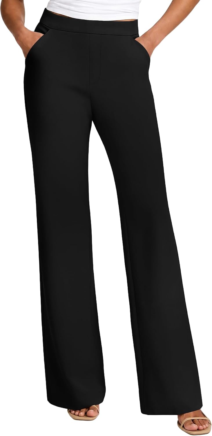 Detalle de SEMARO Wide-Leg Dress Pants in Polyester Blend