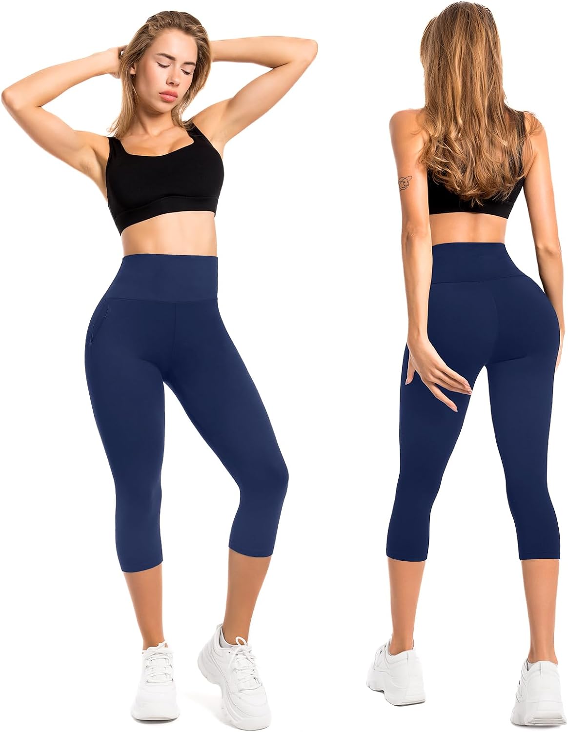 Detalle 2 de Leafigure capri leggings with pockets
