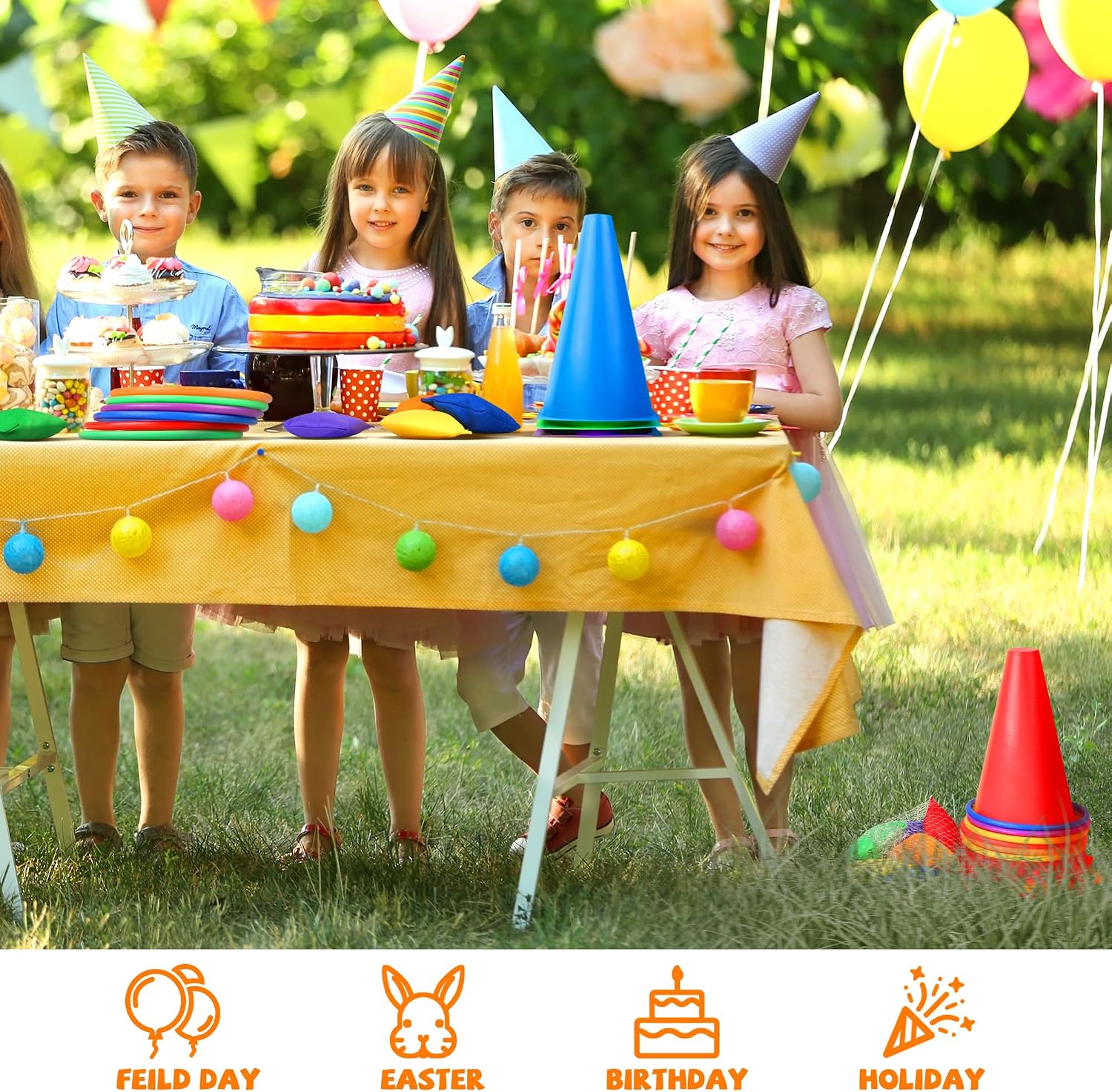 Thumbnail 4 de 31 PCS Outdoor Carnival Games: 3 in 1 Bean Bag Ring Toss Set for Family Fun