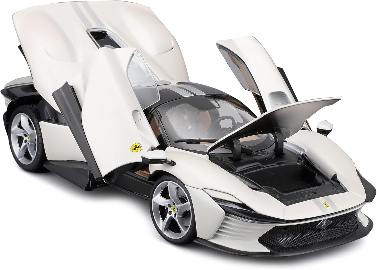 Detalle 2 de Bburago Signature Serie Daytona SP3 1:18 – Weiß, detailliertes 1:18 Metallspritzguss-Sammlerauto