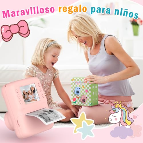 Thumbnail 6 de Yidoroye Cámara de impresión instantánea infantil 5 en 1 con pantalla 2.4" HD (3 a 10/12 años)