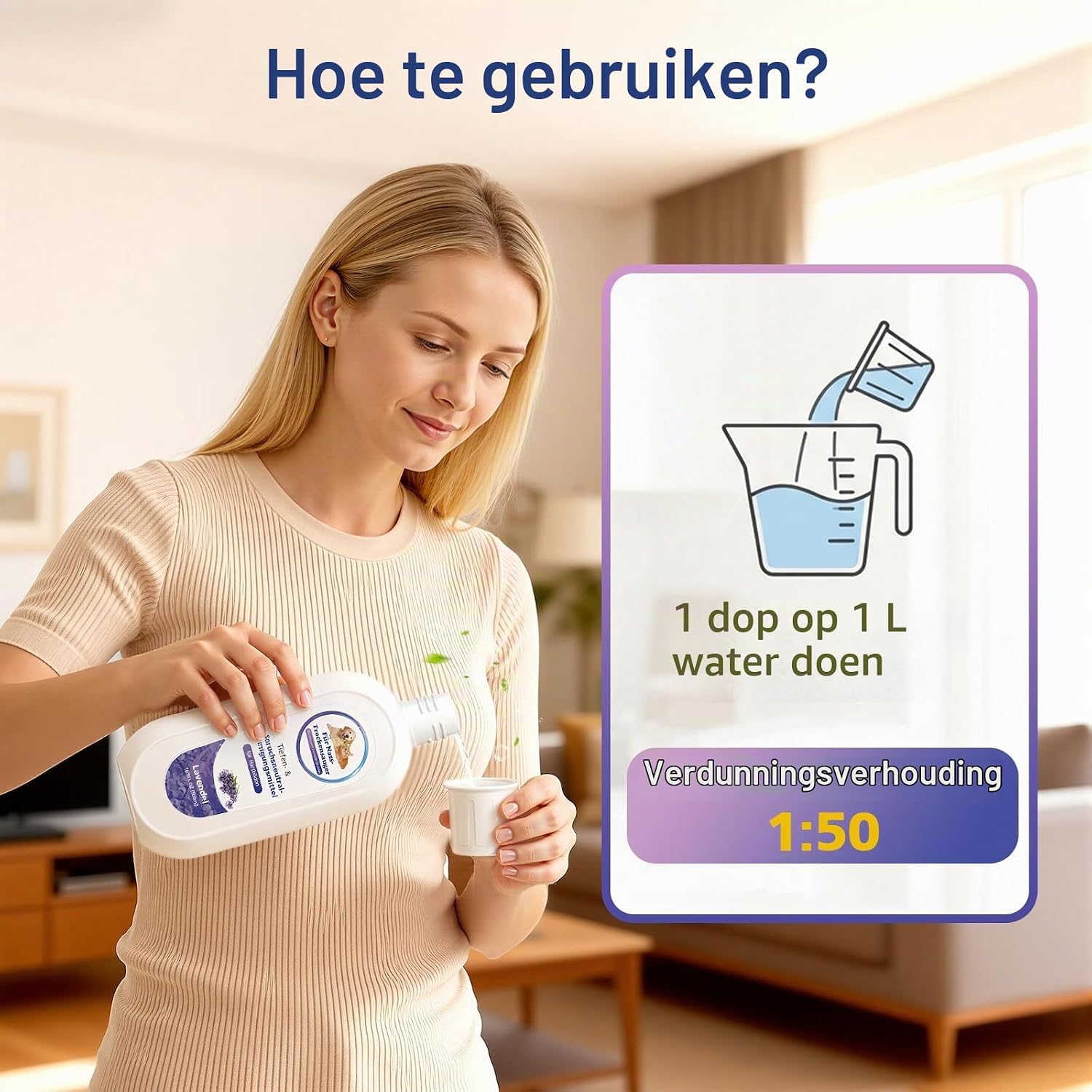 Thumbnail 6 de VILLAPOOL vloerreiniger 2 x 500 ml met lavendelgeur, schuimarm voor Tineco