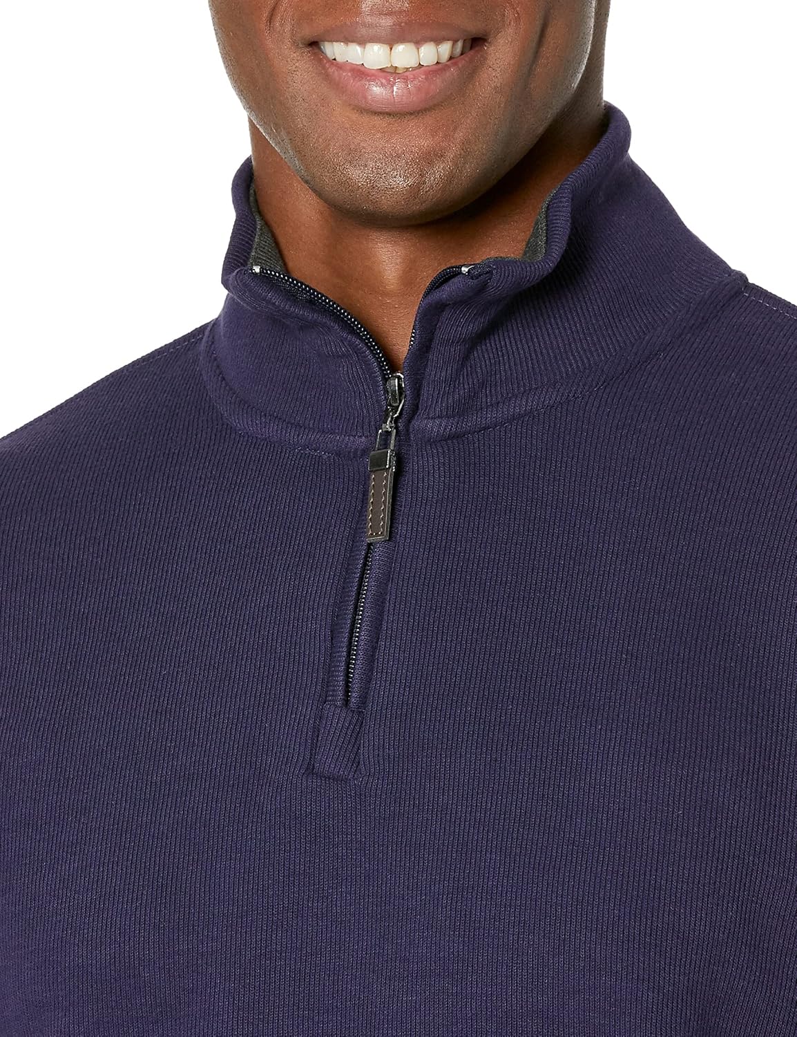 Thumbnail 2 de Herren-Pullover mit Viertelreißverschluss aus französischem Rippstrick – Amazon Essentials (Normale Passform)
