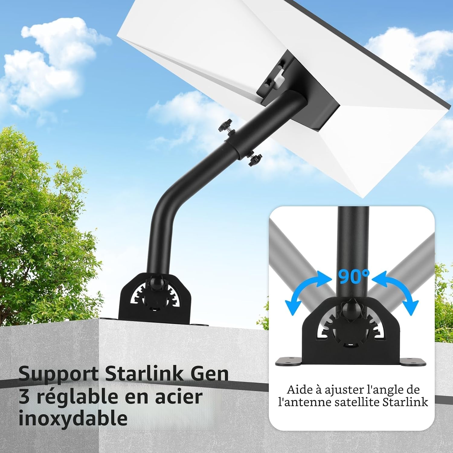Detalle de Essoy Support Starlink Gen 3 360° 📡
